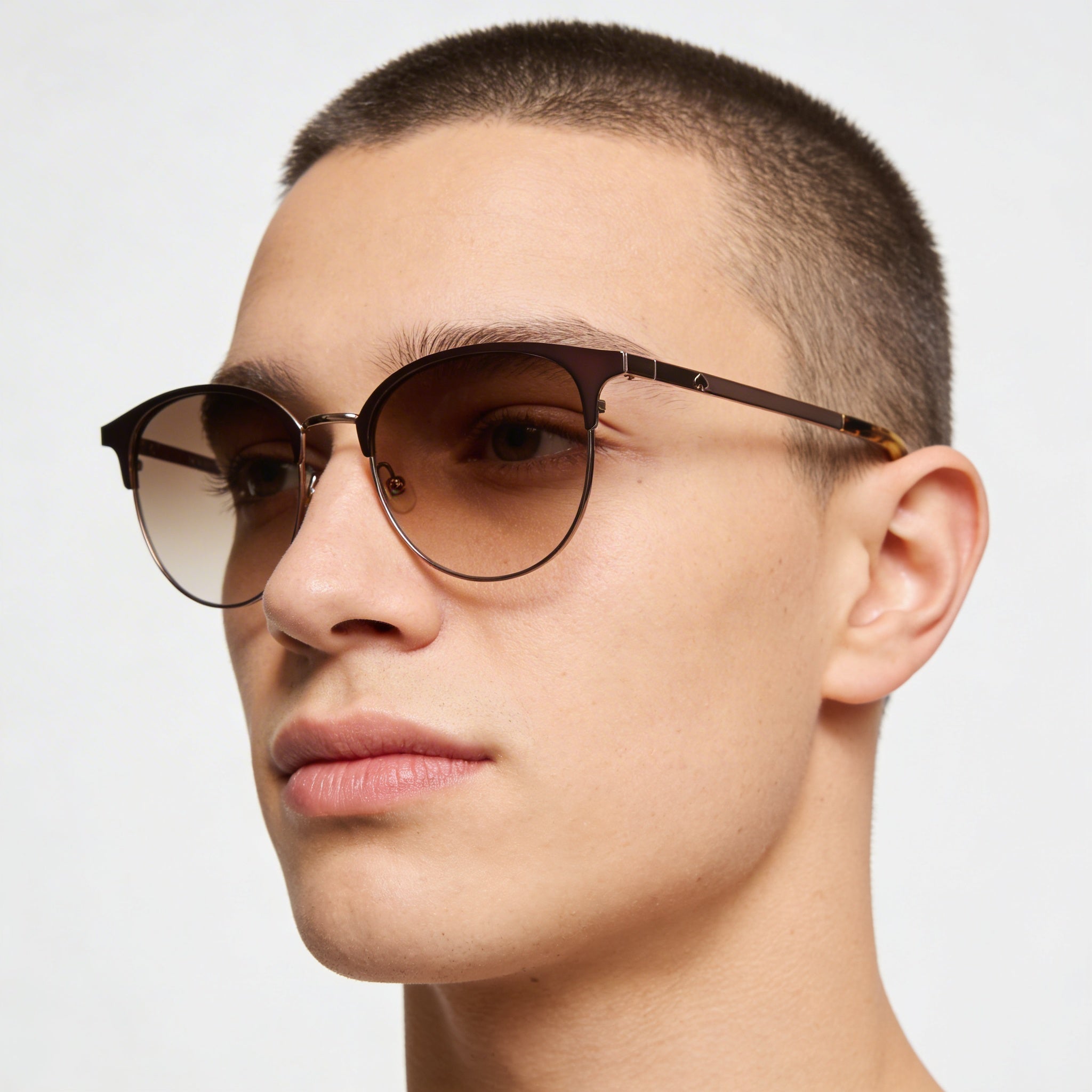 Kate Spade New York Joelynn/S Gafas de Sol de Plástico Ojo de Gato sin Polarizar con Protección UV, Marrón Degradado, Unisex, 52 mm, Photo 4