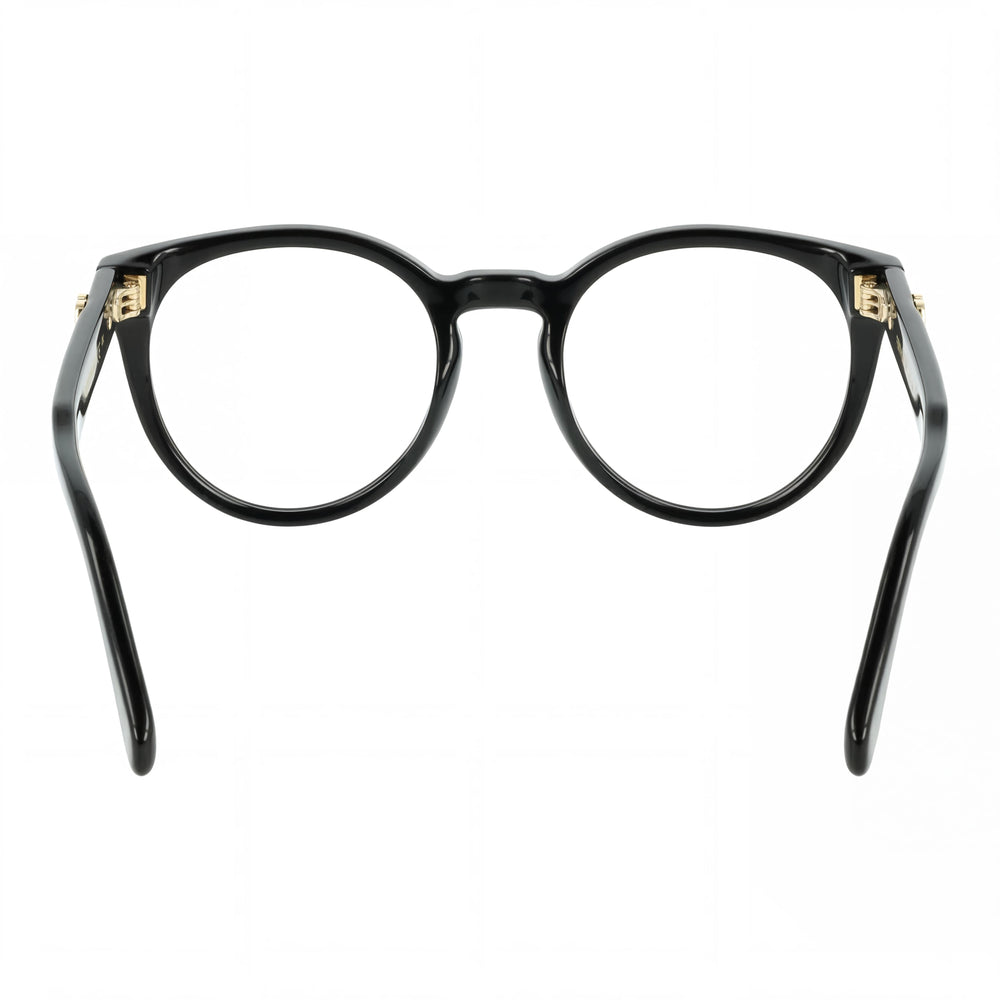 Gafas de hombre Ferragamo Sf3032e con montura de acetato multicolor y lentes de policarbonato negras de 51 mm