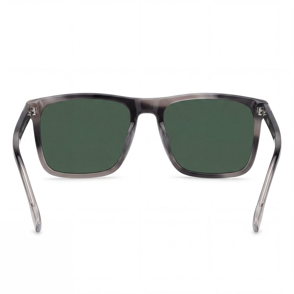 HUGO BOSS BLACK Boss 1750/G/S Square Flat Top Women's Acetate Lightweight Sunglasses Grey Horn Green Mirror 100% UV Protection 56mm, Photo 3