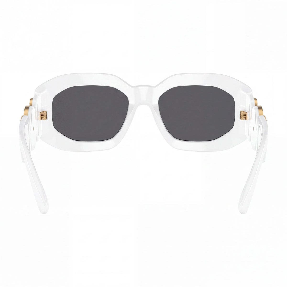 Versace Women's Contemporary White Grey Plastic Non-Polarized Prescription-Ready Eyewear 53-18-145mm, Photo 3