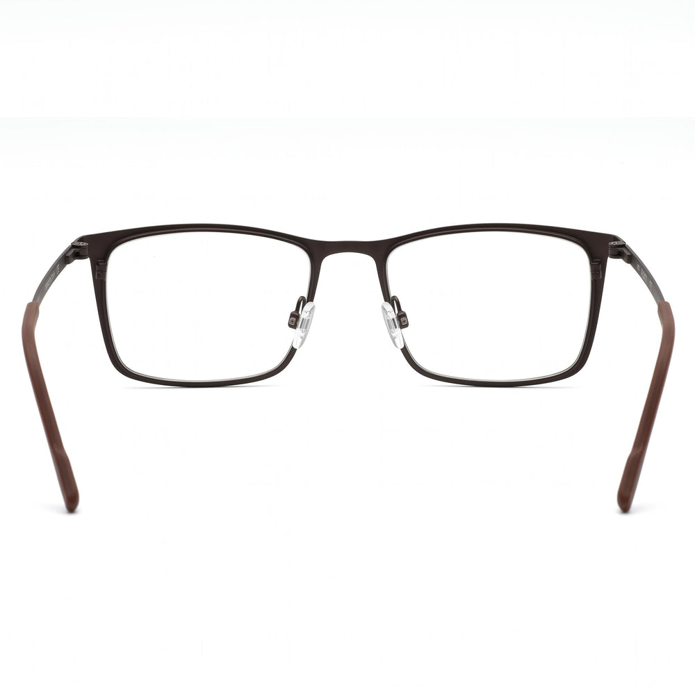 Flexon Men's Prescription Ready Optical Eyeglasses Frames Matte Gunmetal Sepia