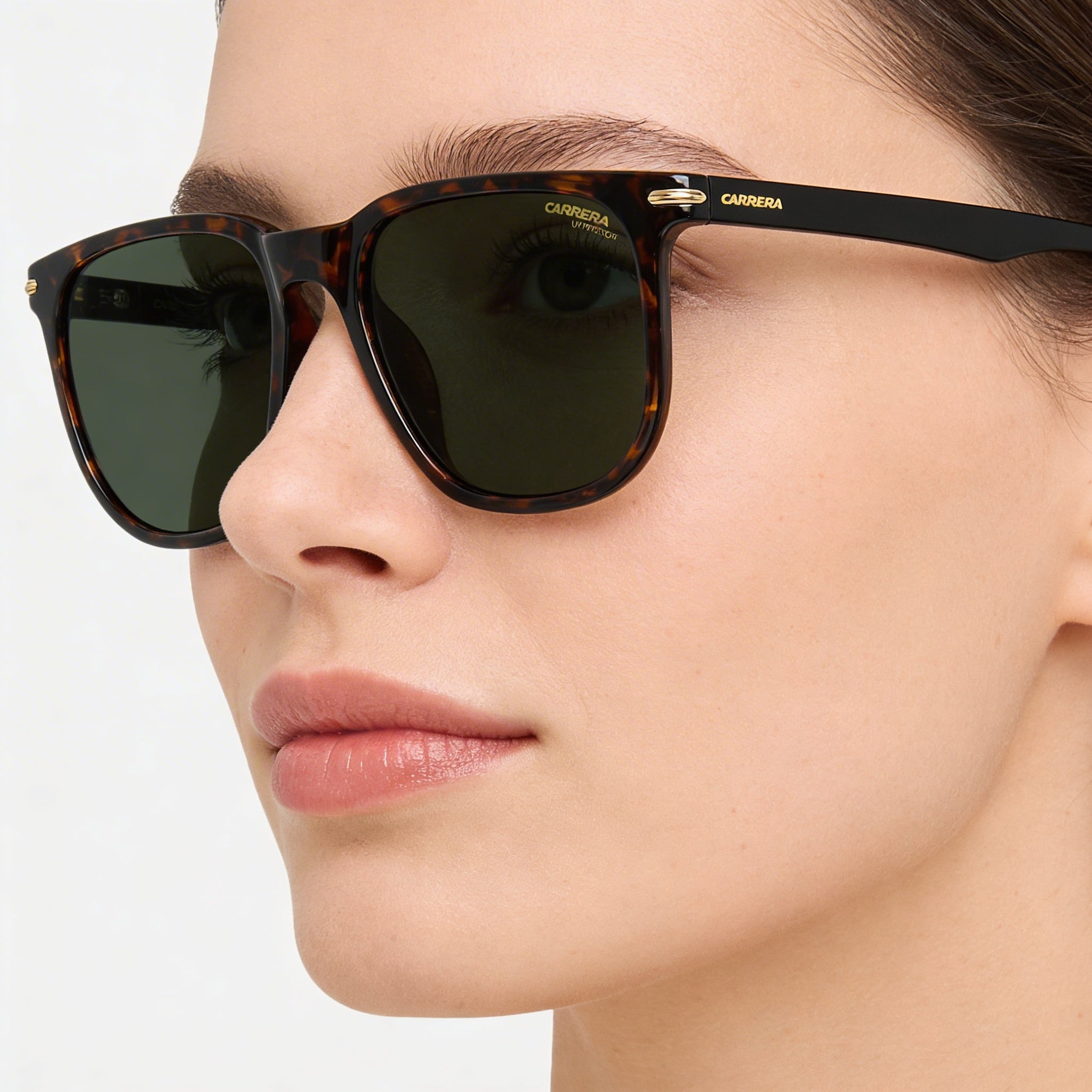 Carrera Modern Women’s Havana Propionate Frame Sunglasses, Non-Polarized Lenses, UV Protection, 54mm, Photo 5