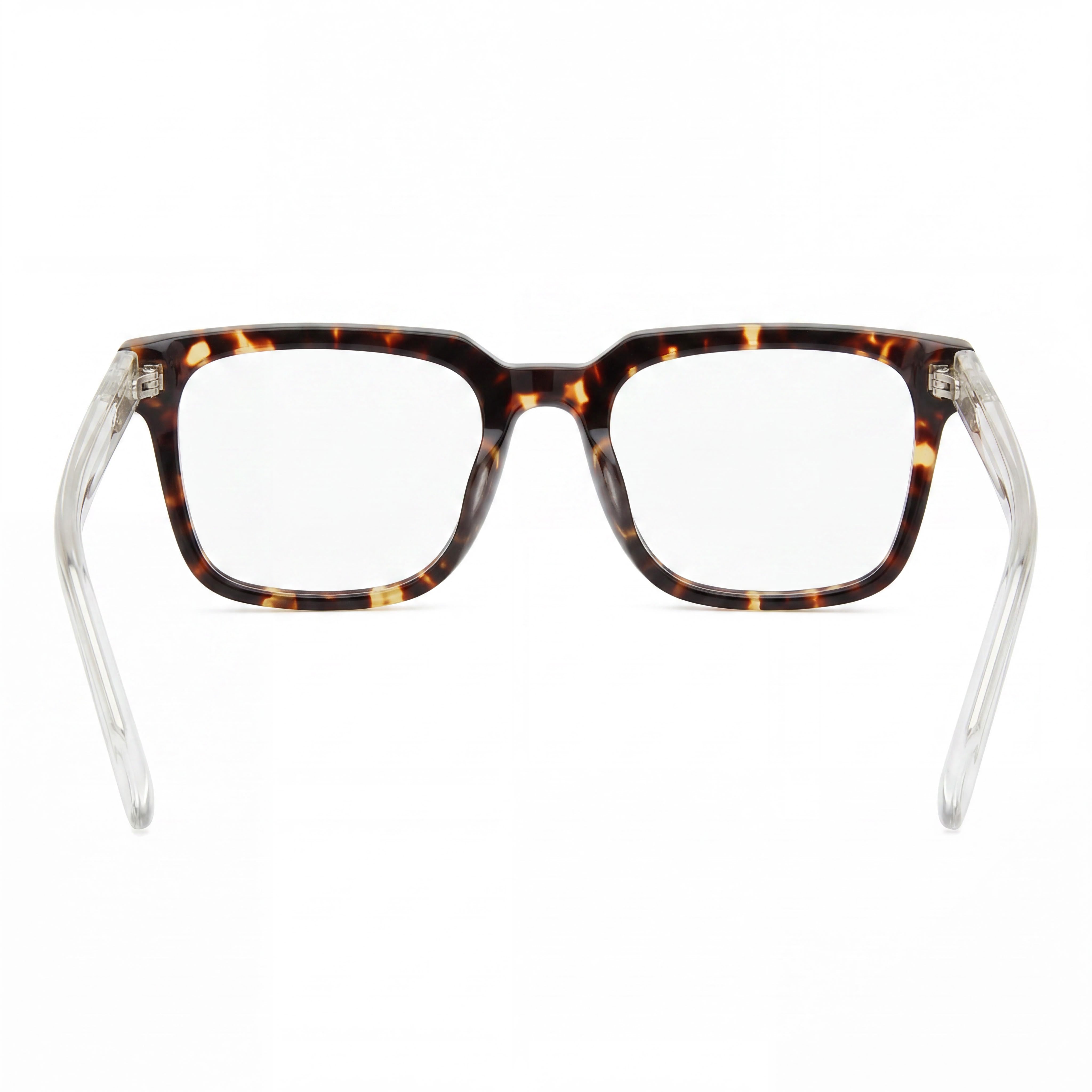 Lucky Brand VLBD420 Unisex Plastic Square Eyeglasses Black, Transparent Grey & Grey-logo 52-19, Photo 3