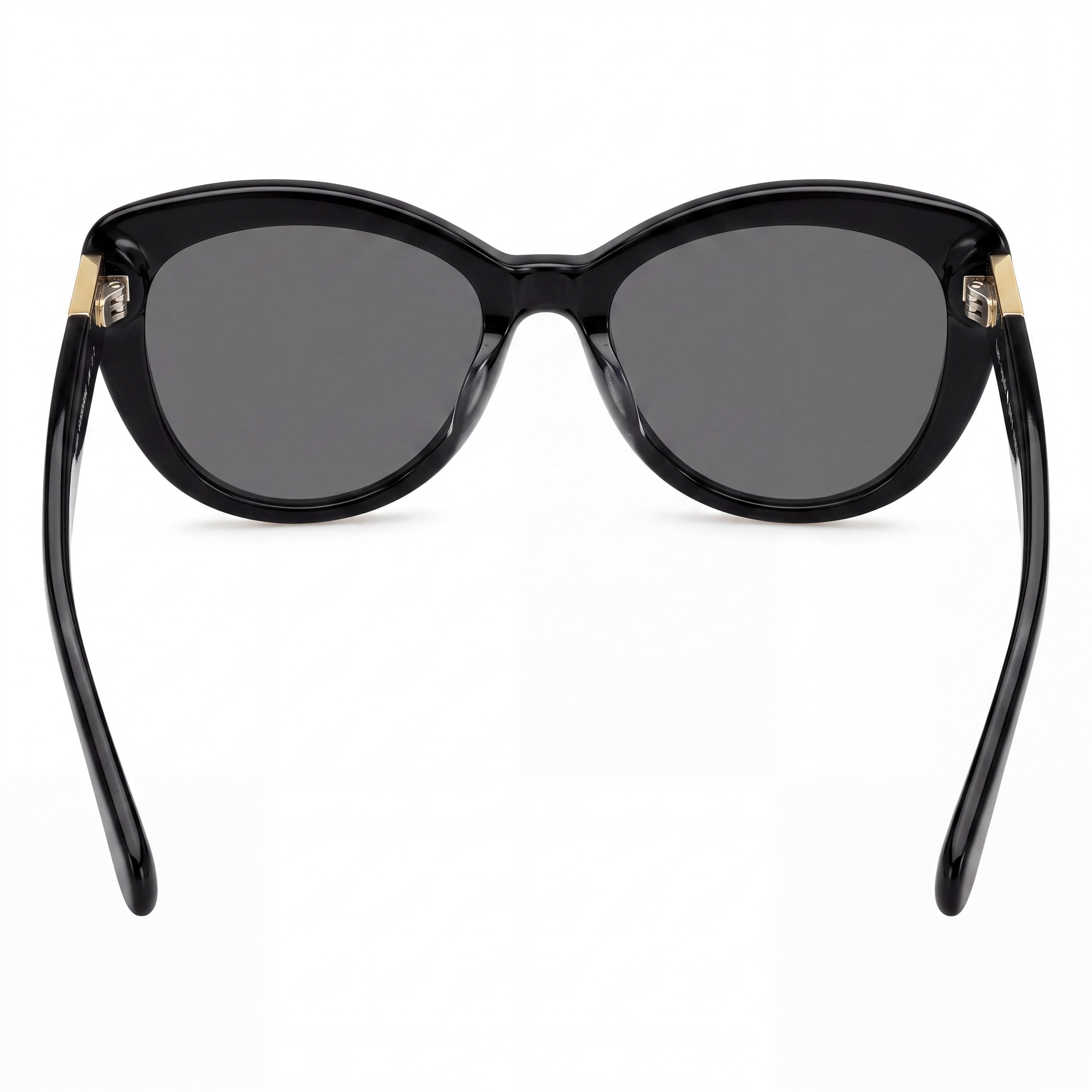 kate spade new york Emmalynn/s Women's Black Plastic Frame Gray Lens Polarized UV Protection Sunglasses 54mm, Photo 3