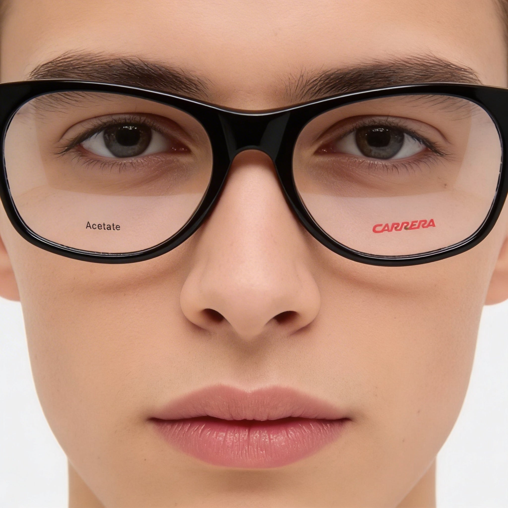 Carrera Ca 6652 Unisex Black Matte Acetate Frame Eyeglasses with 53mm Lens Width and 140mm Temples, Photo 3