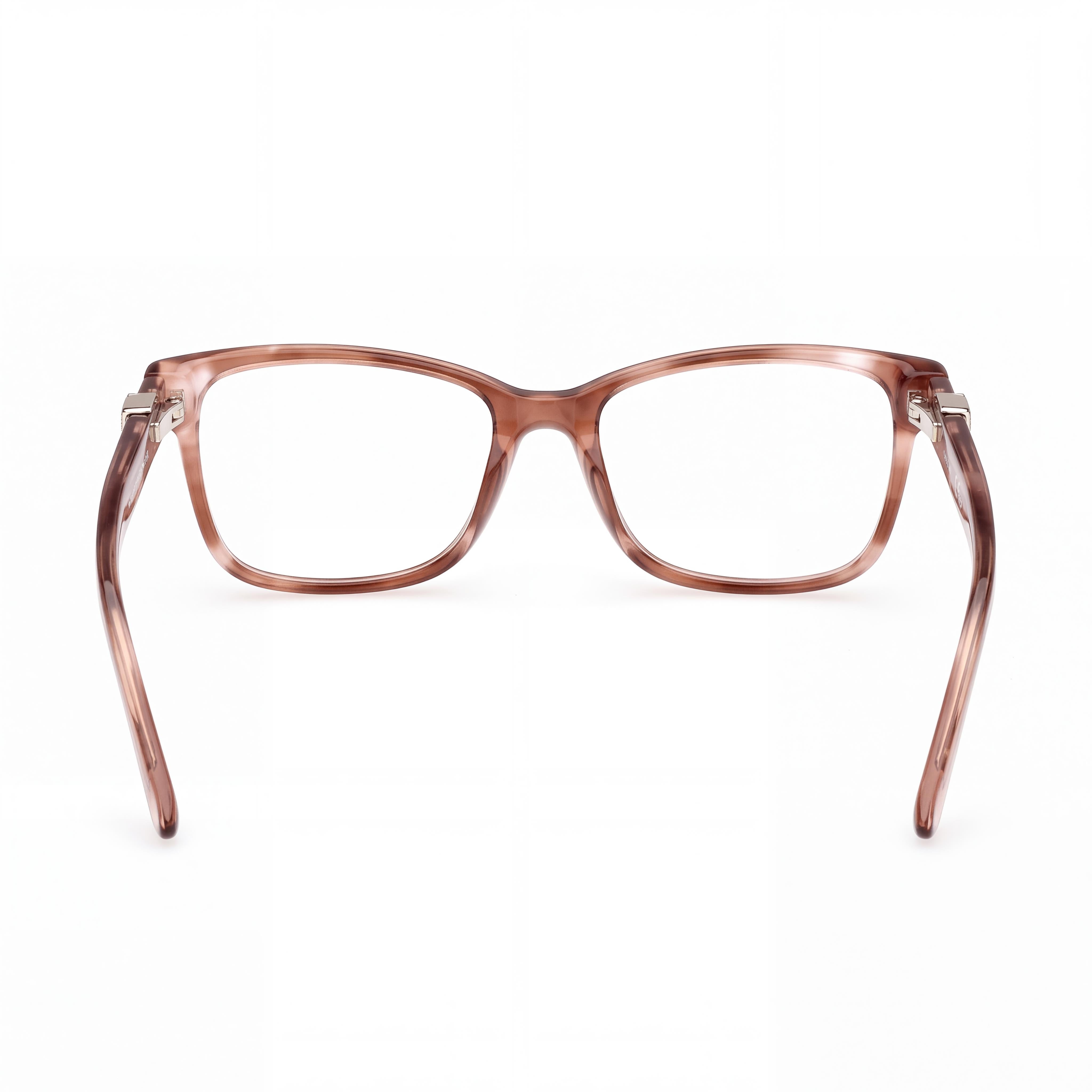 GUESS 50227 059 Women's Plastic Frame Eyewear with Beige Frame and Multicolor Lenses, 50-15-140mm, Photo 3