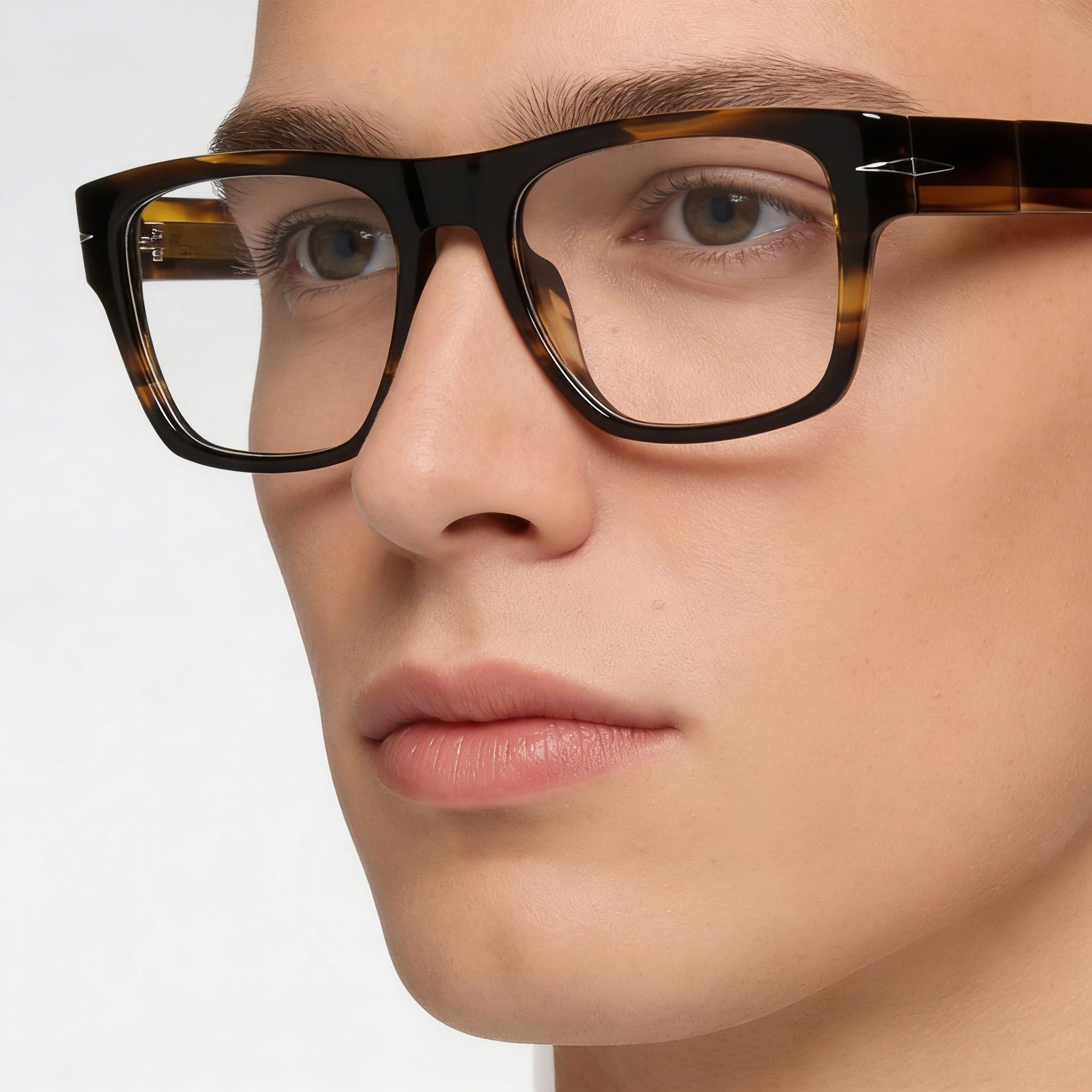 David Beckham Db 7020/Bold Unisex Polycarbonate Lens Eyewear Plastic Striped Brown Frame 51mm, Photo 4