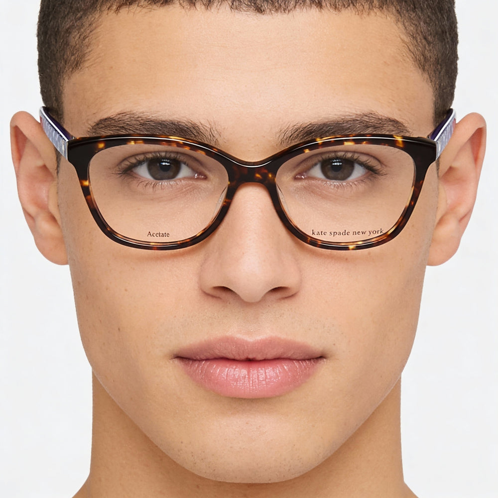 Gafas ópticas unisex de plástico Tamalyn de Kate Spade New York, sin habana, 48-14-130 mm