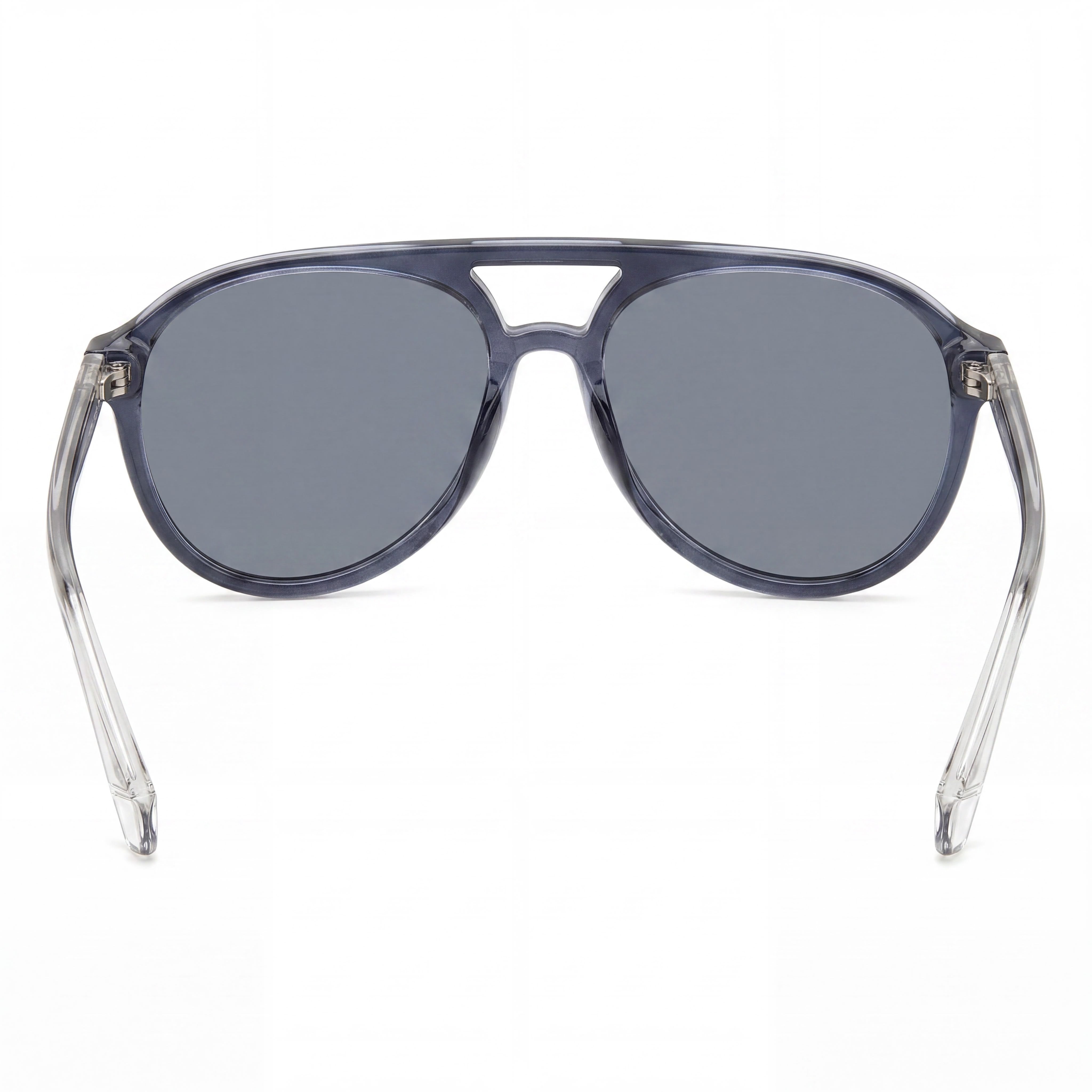 Polaroid Casual Women's Polycarbonate Grey Blue Frame Blue Lens Polarized 100% UV Pilot Sunglasses 56mm, Photo 4