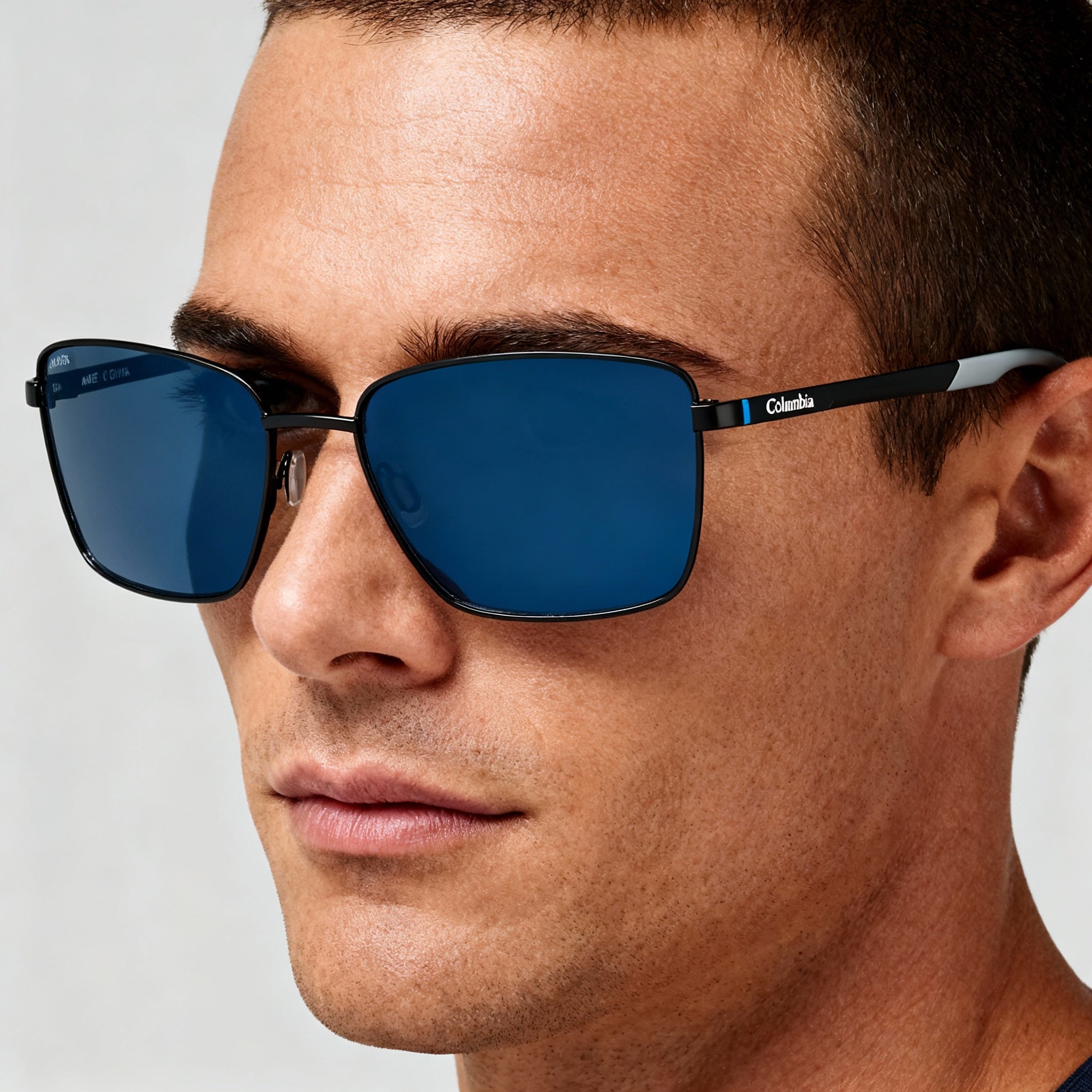 Columbia C121s Men's Plastic Frame UV Protection Non-Polarized Sunglasses, Satin Gunmetal, 62mm, Photo 4