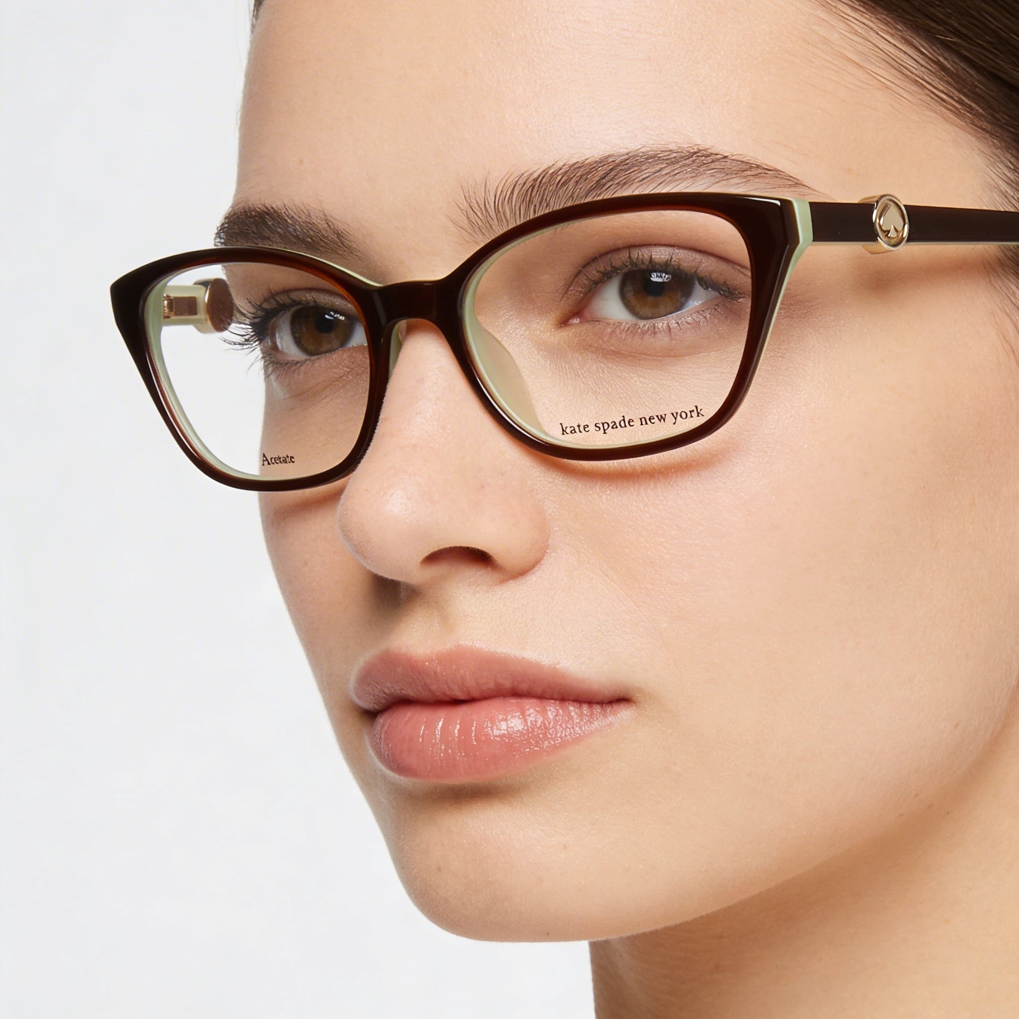 Gafas de sol unisex de plástico marrón Emmalee de Kate Spade New York, 49 mm, Photo 3
