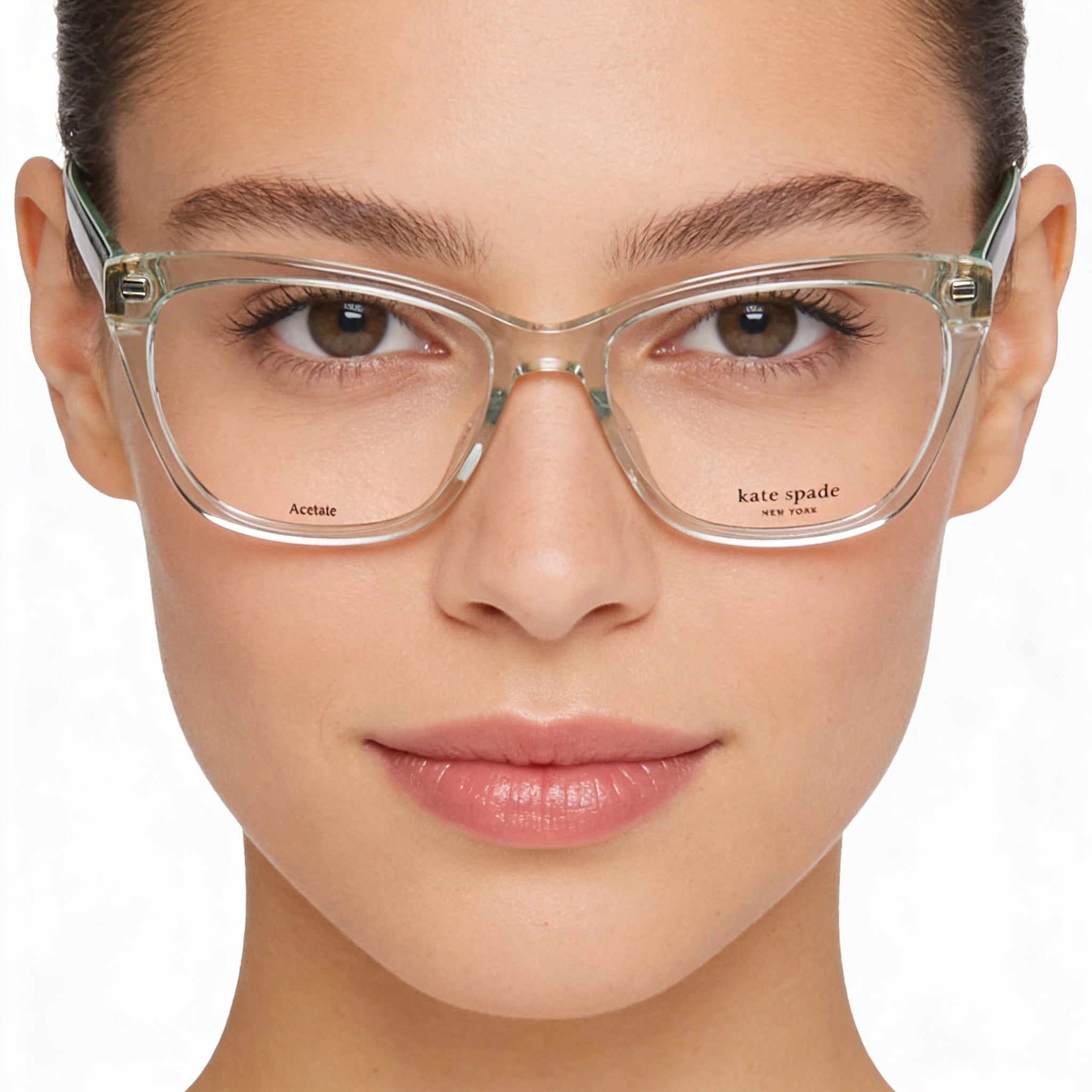Gafas de sol kate spade new york Modern Collection para mujer con montura de acetato verde y lentes de policarbonato de 53 mm, Photo 5