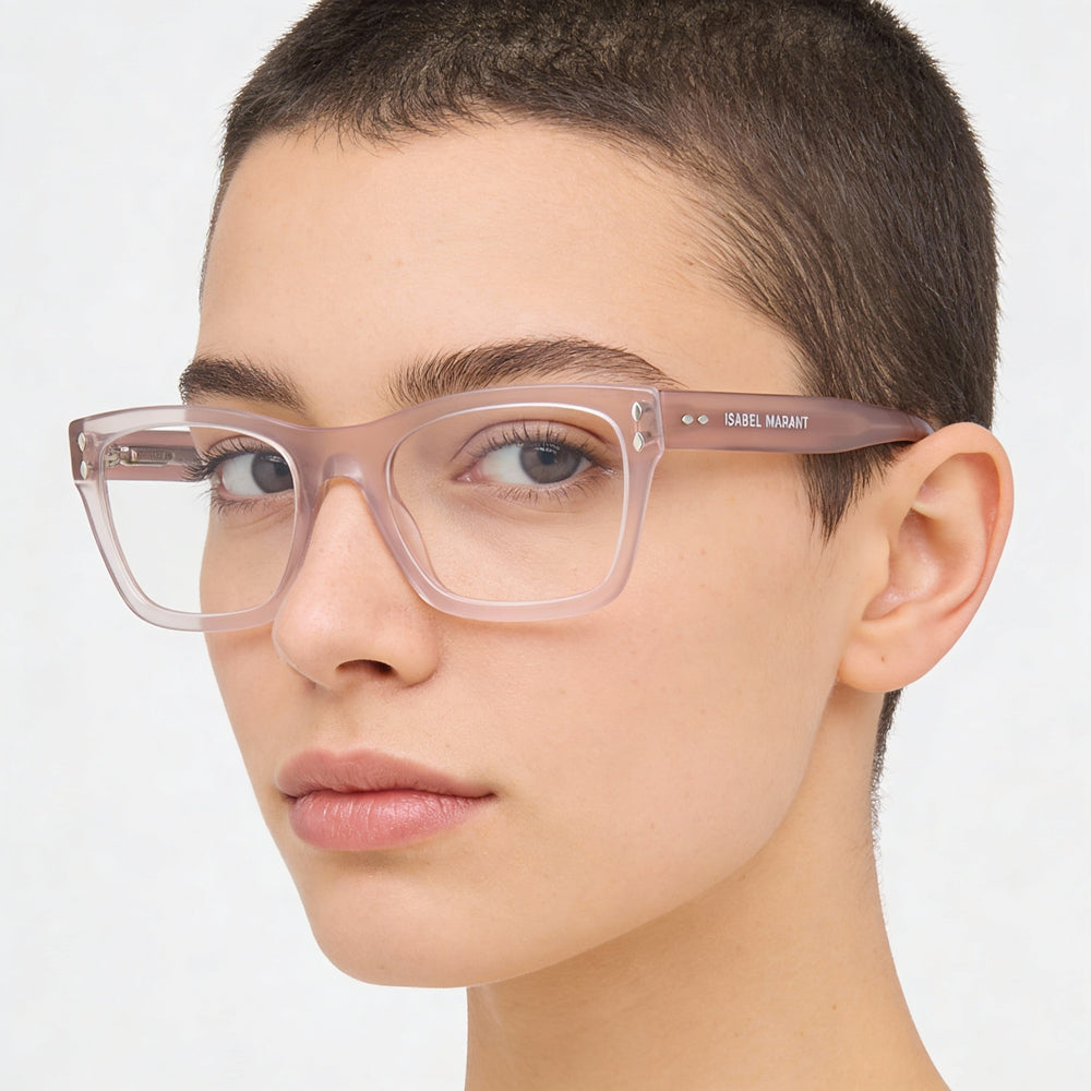 Gafas de sol unisex Isabel Marant Modern Im 0018 con montura nude, lentes de policarbonato, ancho de lente 52 mm