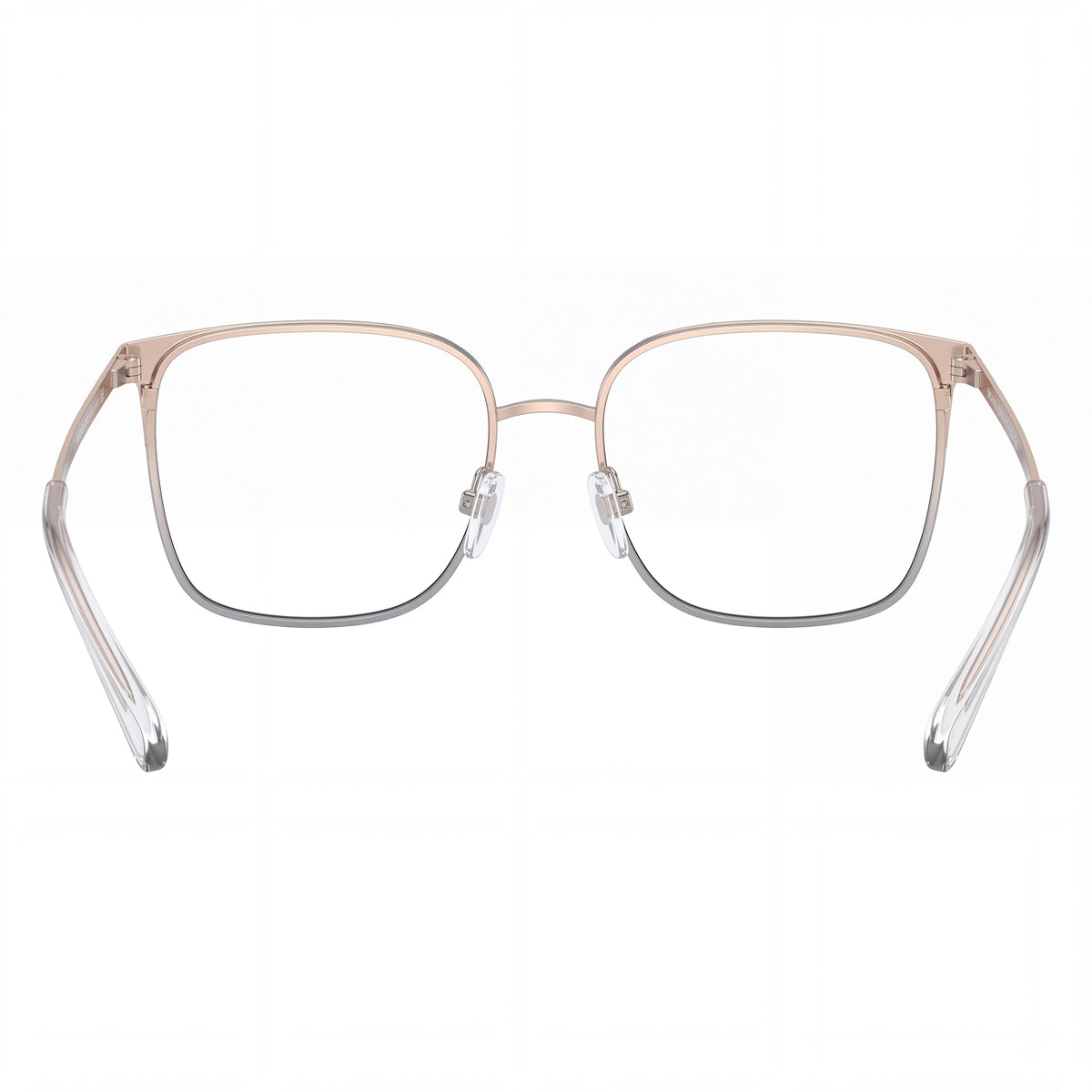Gafas graduadas Michael Kors Portland para mujer con montura cuadrada, fabricadas en metal color oro rosa, tamaño 54-17-140 mm, Photo 2
