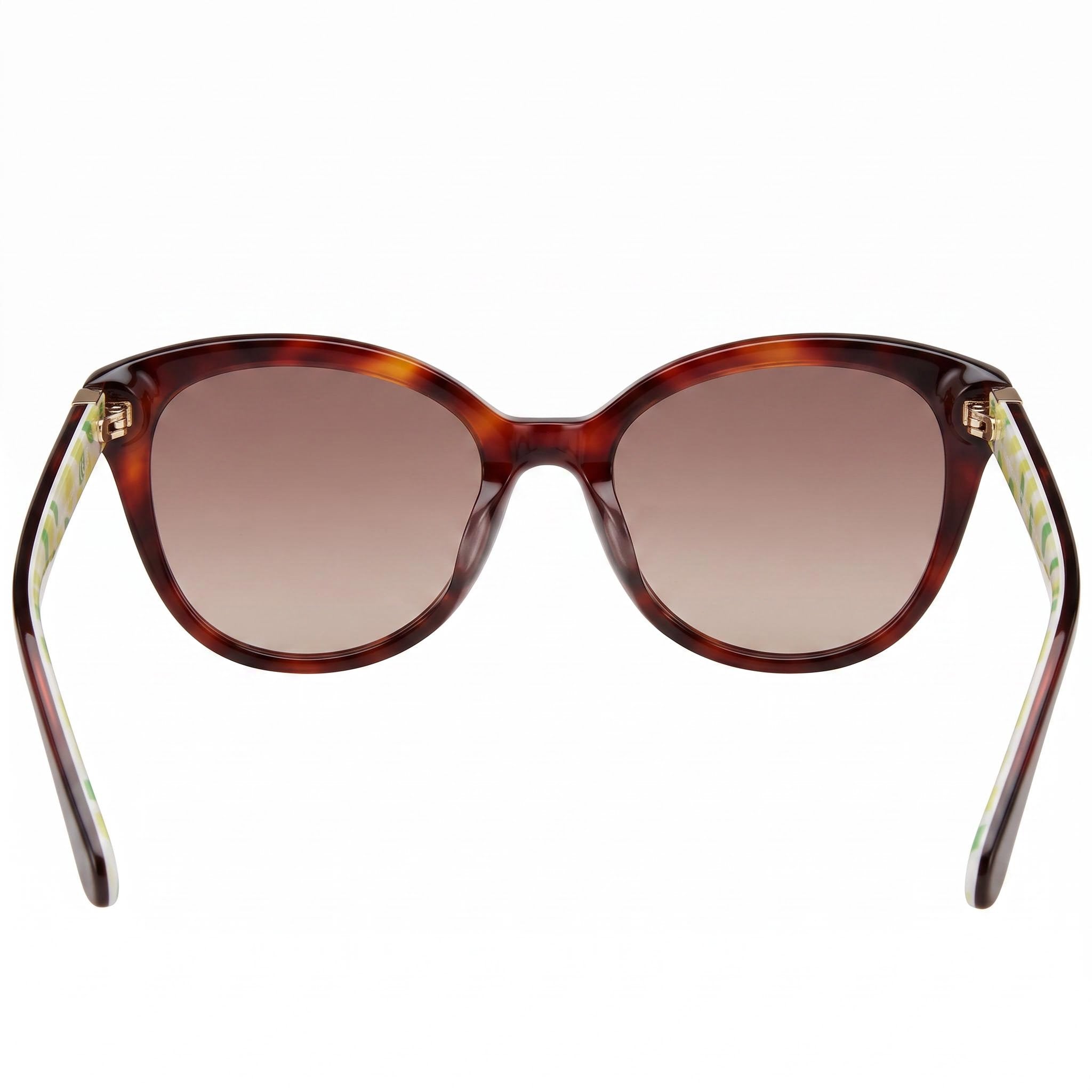 Kate Spade New York Casual Women's Havana Pattern Beige Brown Acetate Frame UV Protected Sunglasses 55mm, Photo 4