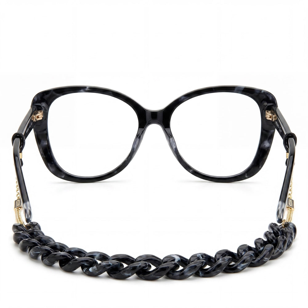 Missoni Women's Mis 0093/N Acetate Eyewear, featuring a Grey Black Horn frame and 56mm lens width