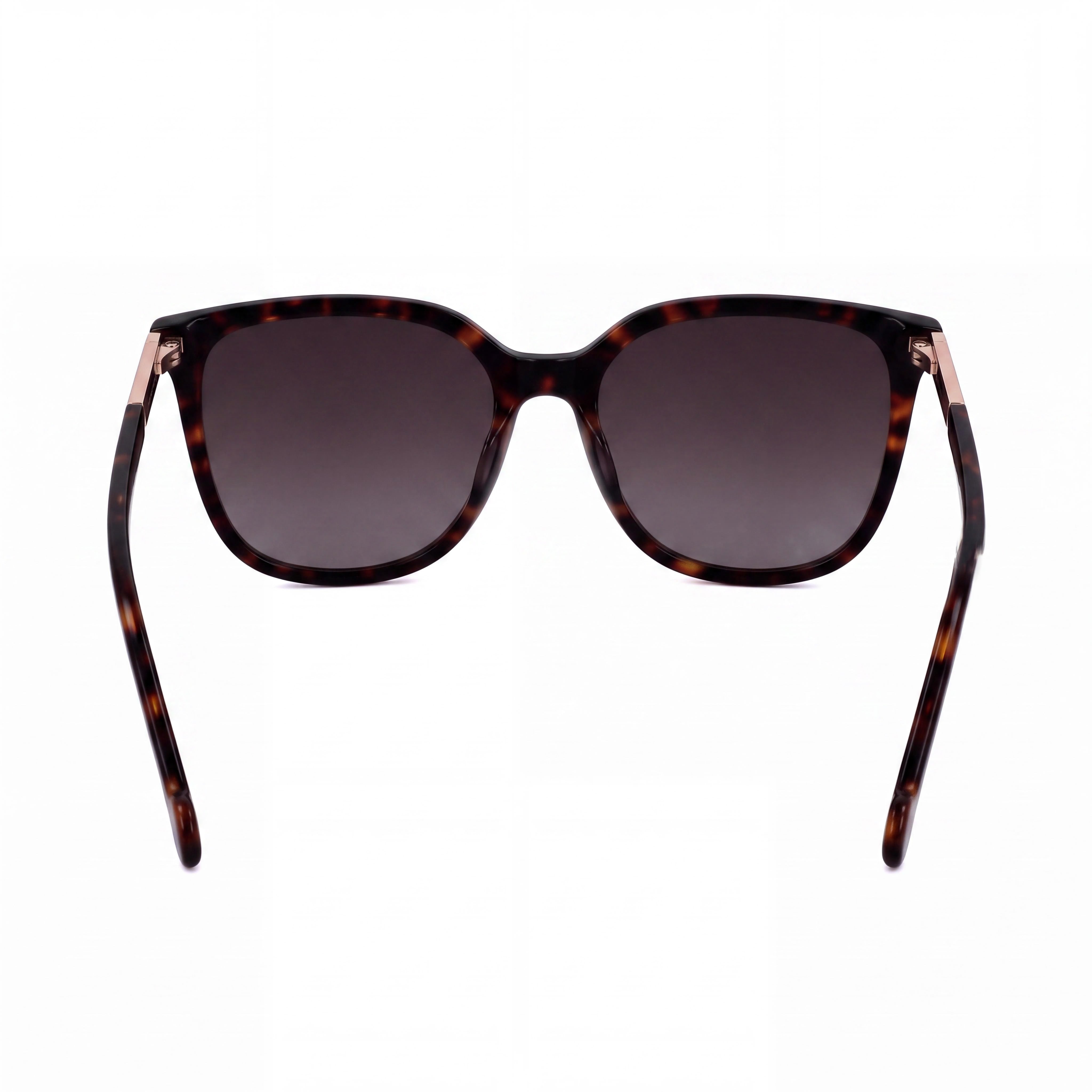 Carolina Herrera Modern Women's Cat Eye Acetate Havana Red Frame Brown Shaded Lenses 54mm Sunglasses, Photo 3