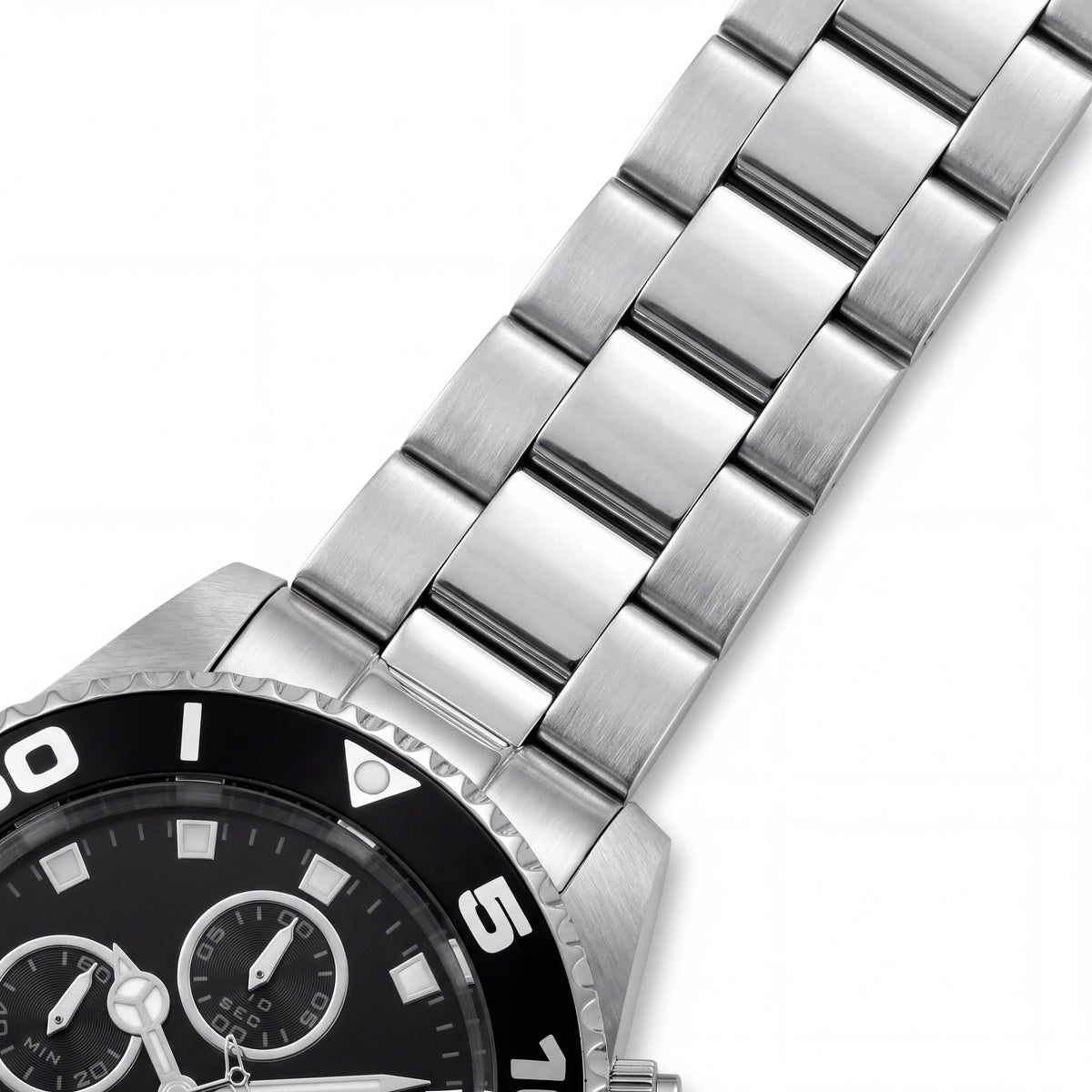 Reloj de cuarzo Invicta Connection 28689 unisex con brazalete de acero inoxidable y esfera negra 43mm, Photo 2