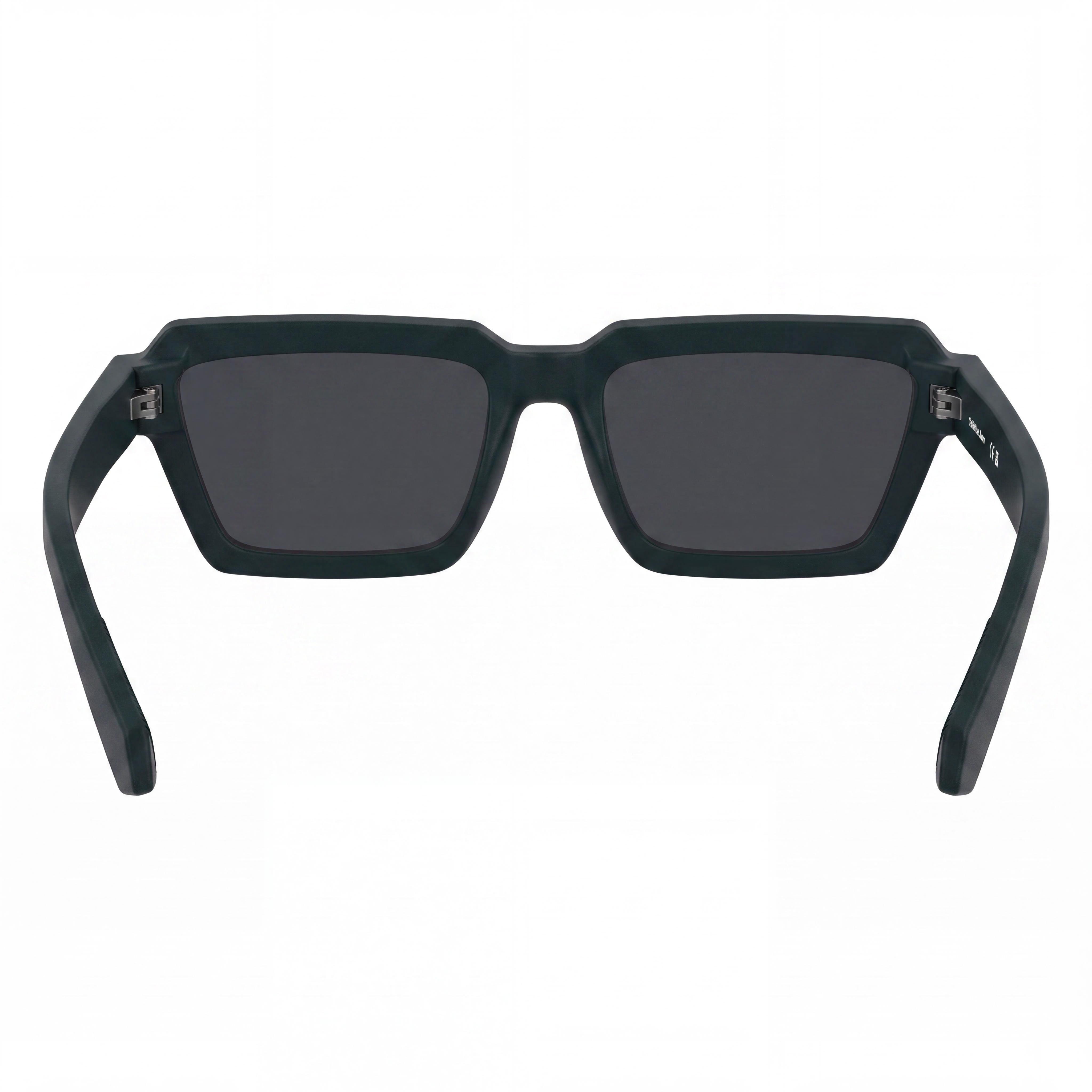 Calvin Klein Ckj25622s Women's Rectangular Plant-based Resin Sunglasses with UV Protection Matte Petrol Solid Smoke 53mm, Photo 3