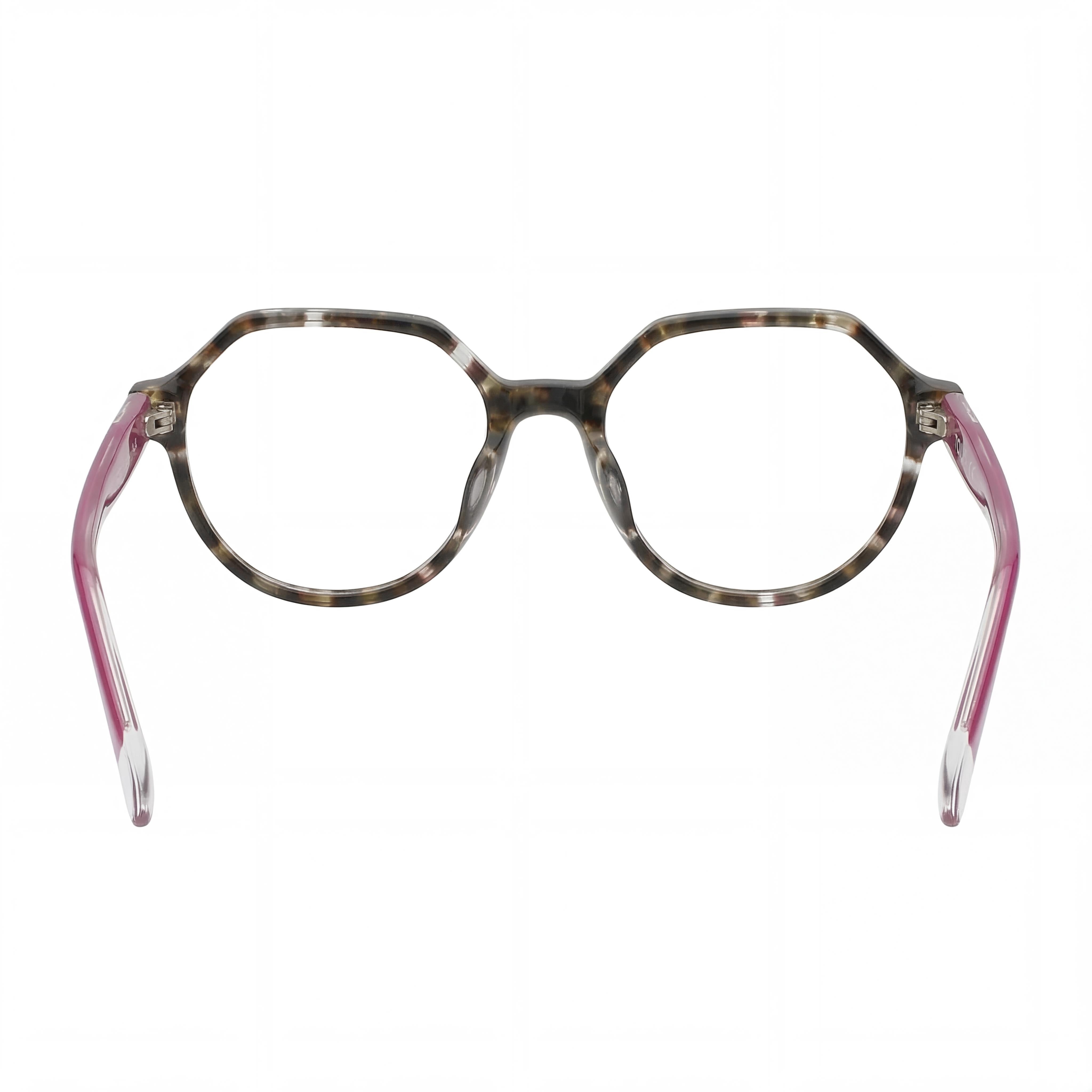 Tous Brown Red Round Eyeglasses for Women, Acetate 51mm, Photo 3