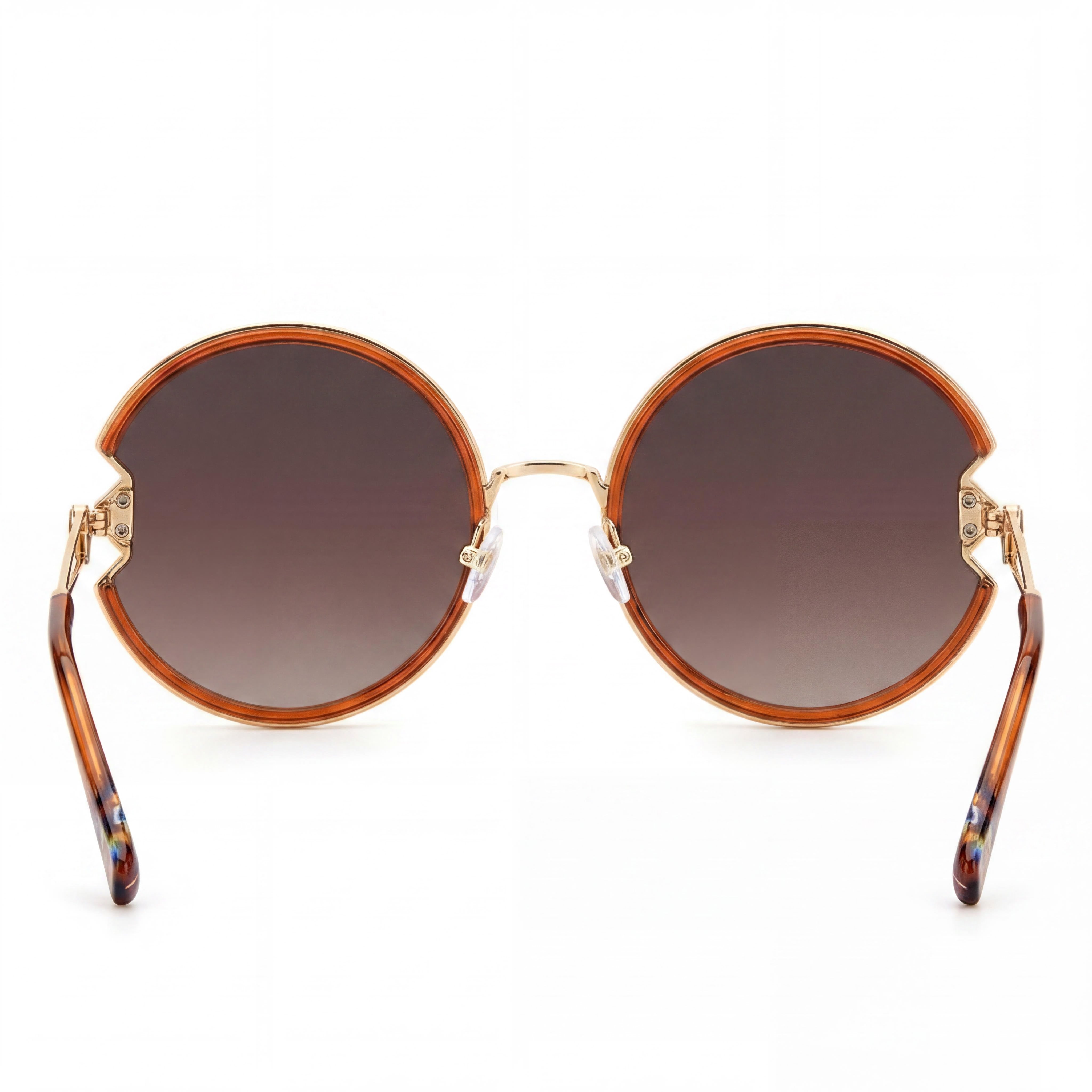 Missoni Classic Women's Stainless Steel Frame Brown Polycarbonate Lens UV Protection Sunglasses 59mm, Photo 4