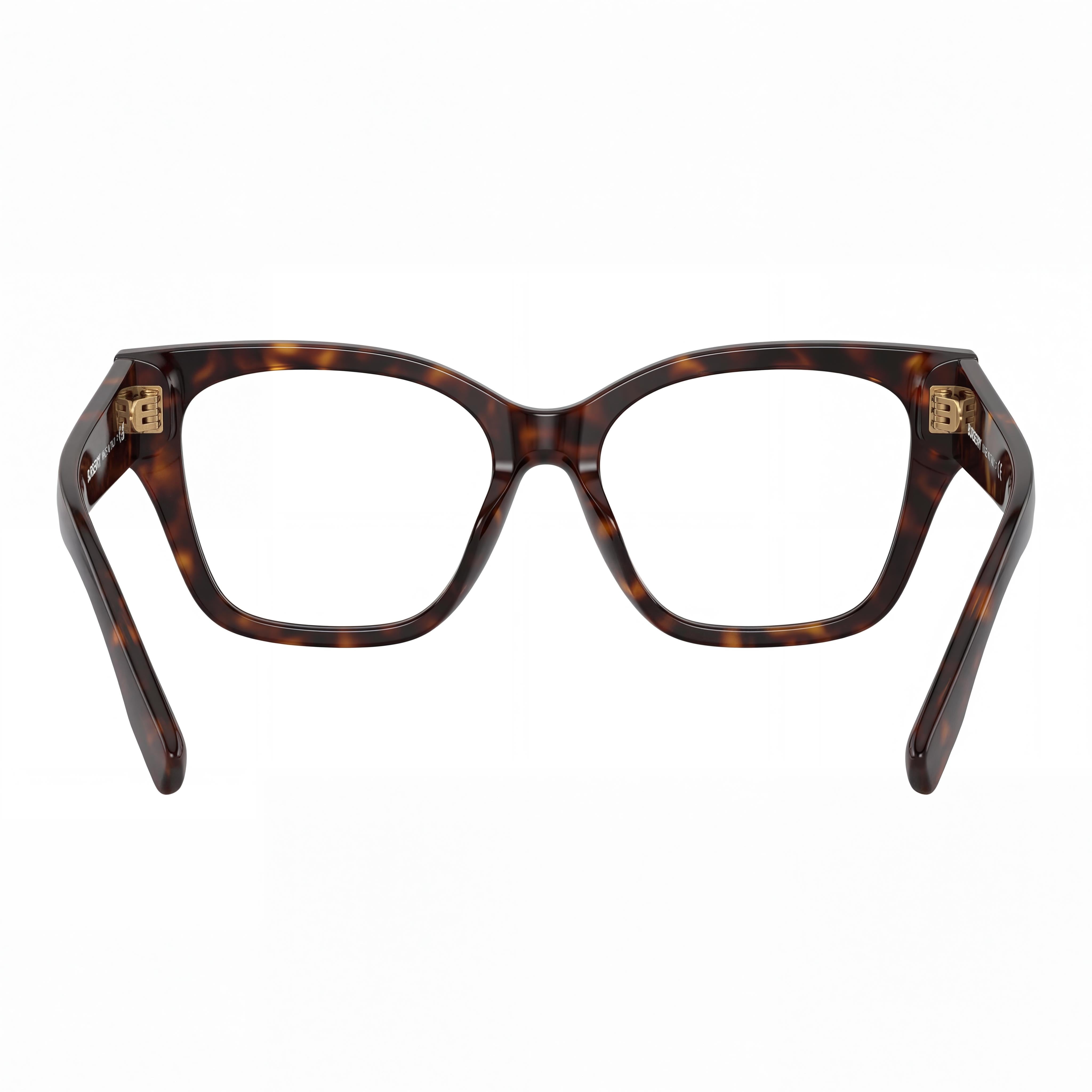 Burberry Unisex Brown Tortoise Frame Optical Eyeglasses for Prescription Lenses, Photo 3