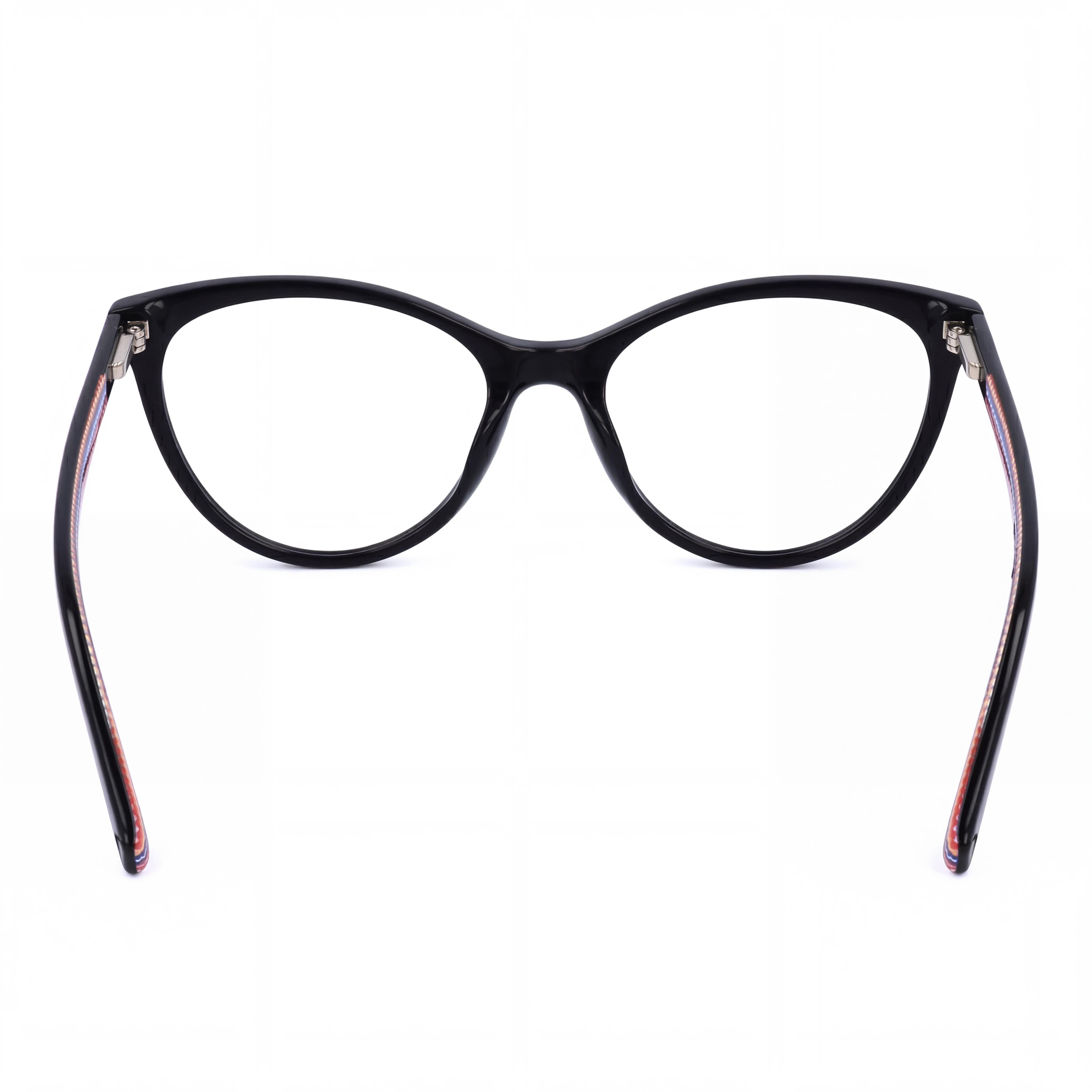 Missoni Cat Eye Unisex Black Acetate Optical Glasses 54-17-140mm, Photo 3