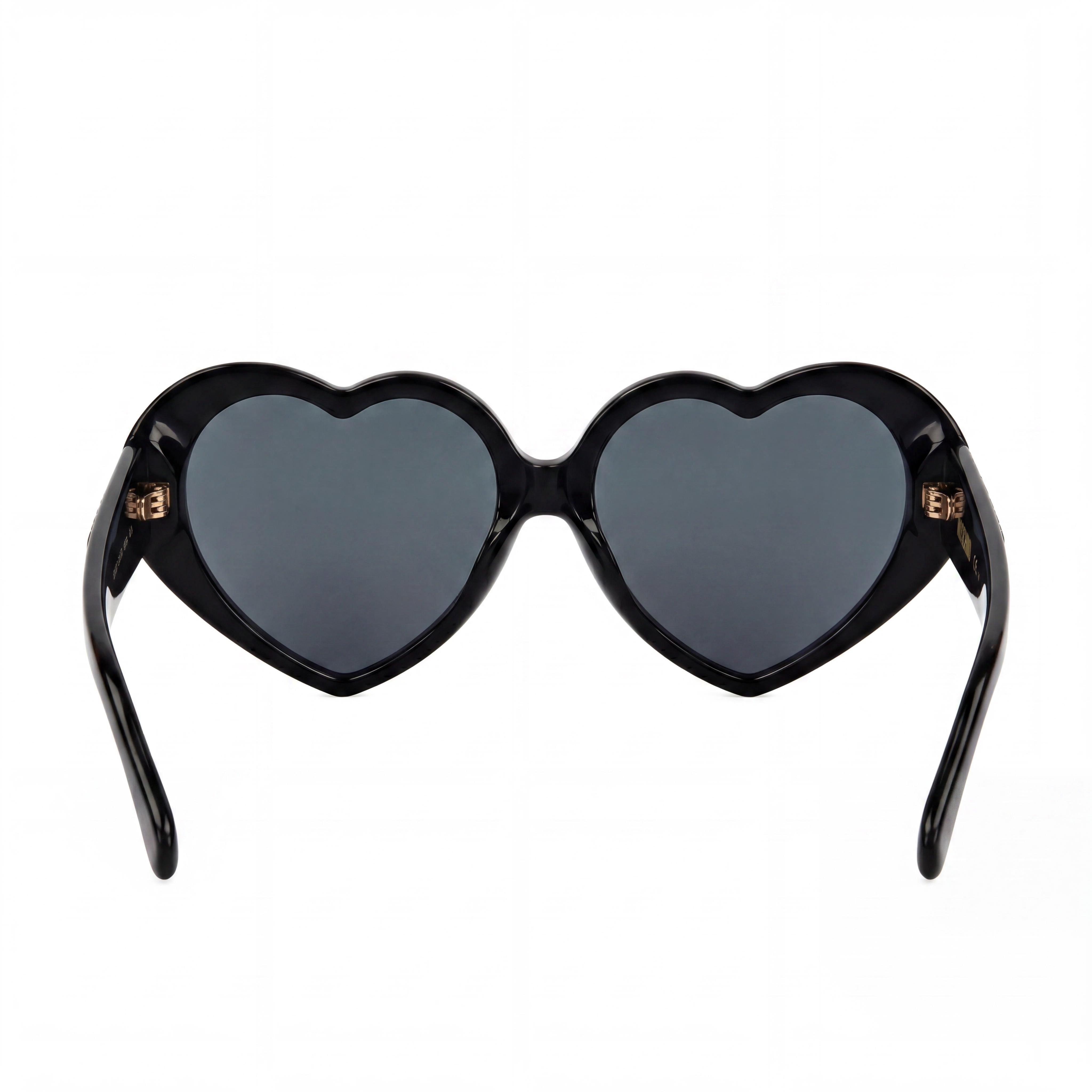 Moschino MOS128/S Women's Classic Black Dark Grey Plastic UV Protected Sunglasses with Grey Non-Polarized Lenses, 57mm, Photo 4