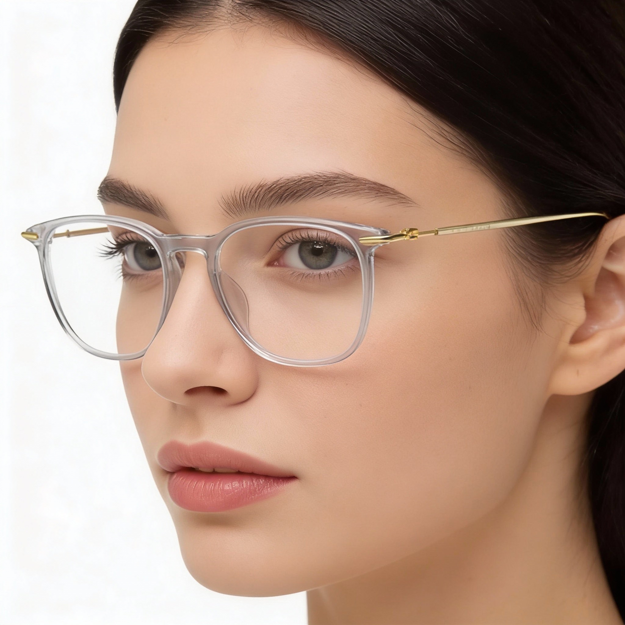 Gafas de sol HUGO BOSS Casual para mujer, de acetato transparente, con protección UV, no polarizadas, de 50 mm, Photo 4