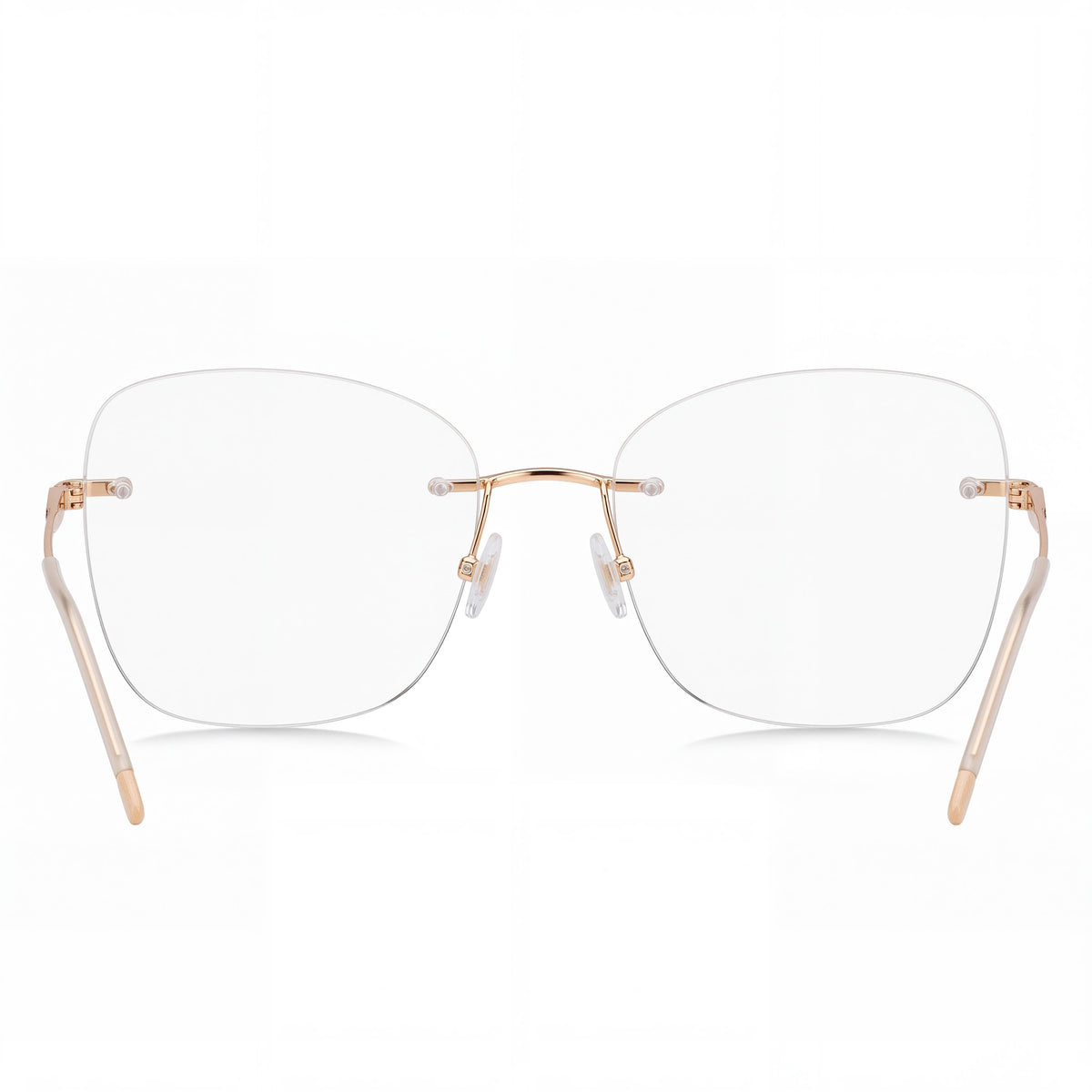 HUGO BOSS BLACK BOSS 1667 Women’s Eyeglasses with Gold Pink Stainless Steel Frame, Lens 55mm Bridge 18mm Temple 140mm, Photo 3