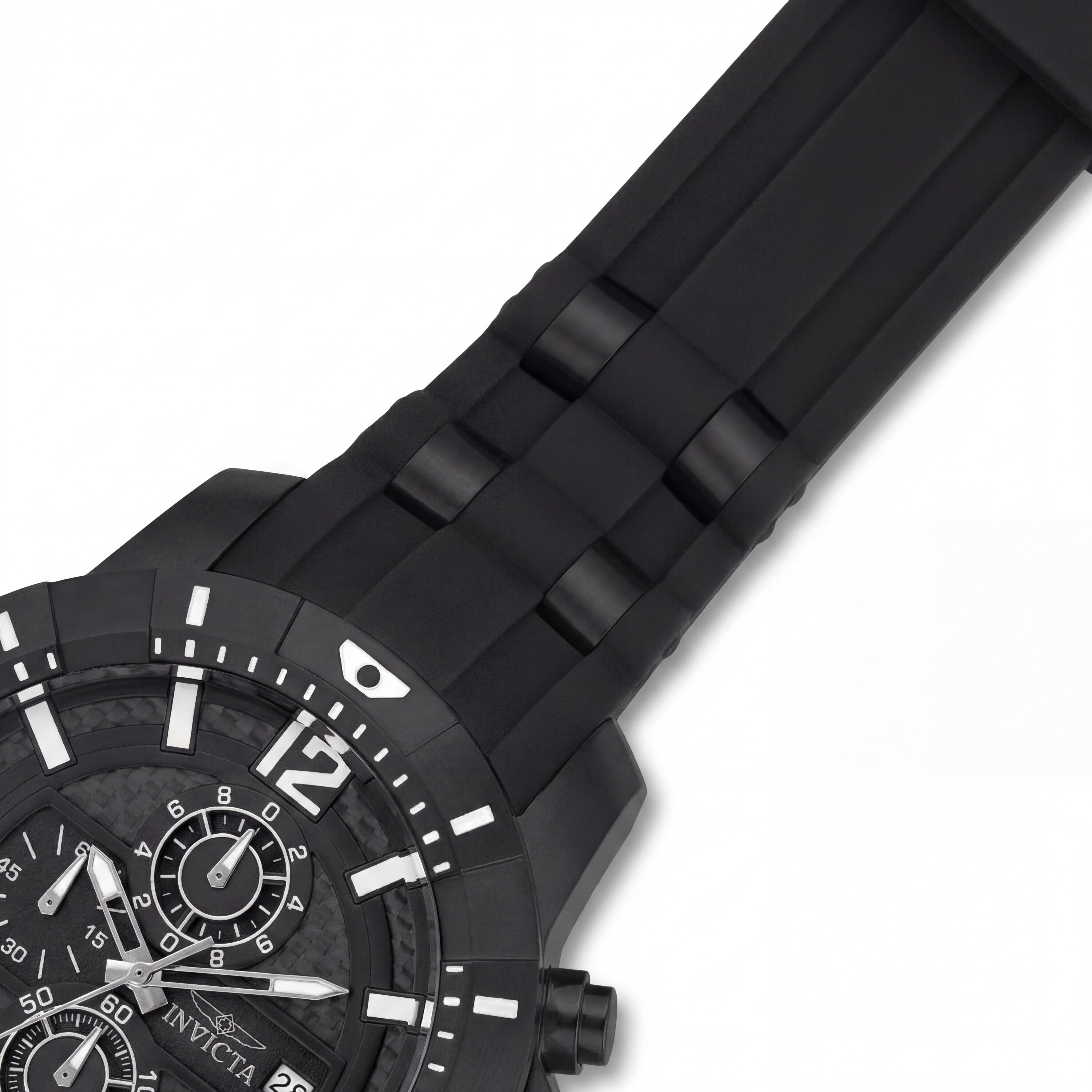 Invicta Pro Diver - SCUBA 24967 Men's Black Dial Stainless Steel Quartz Chronograph Diver Watch 50mm, Photo 3