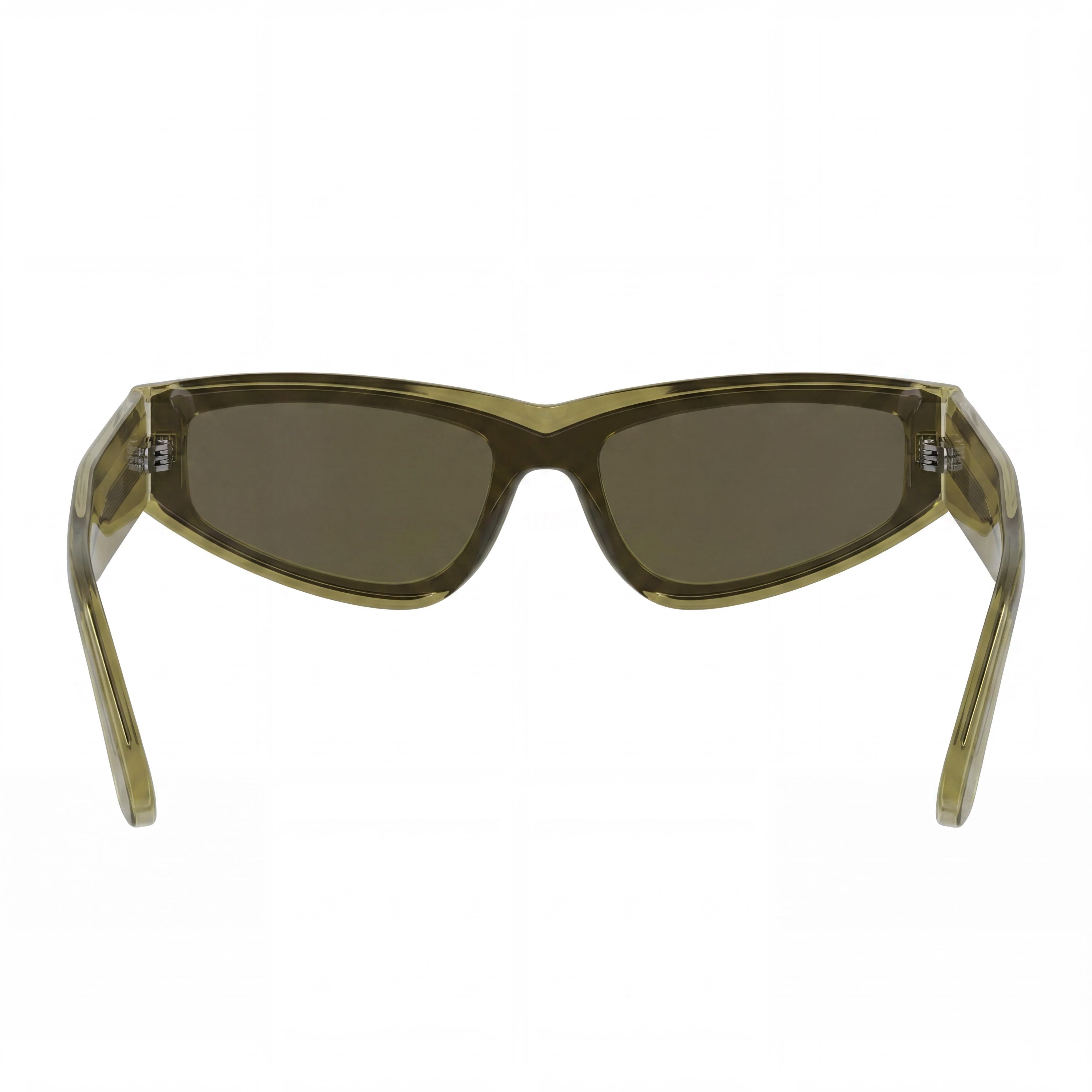 Calvin Klein Ck24534s Unisex Cat-Eye Sunglasses, Light Brown Plastic Frame, Solid Brown Nylon Lenses, UV Protection, 54mm, Photo 4