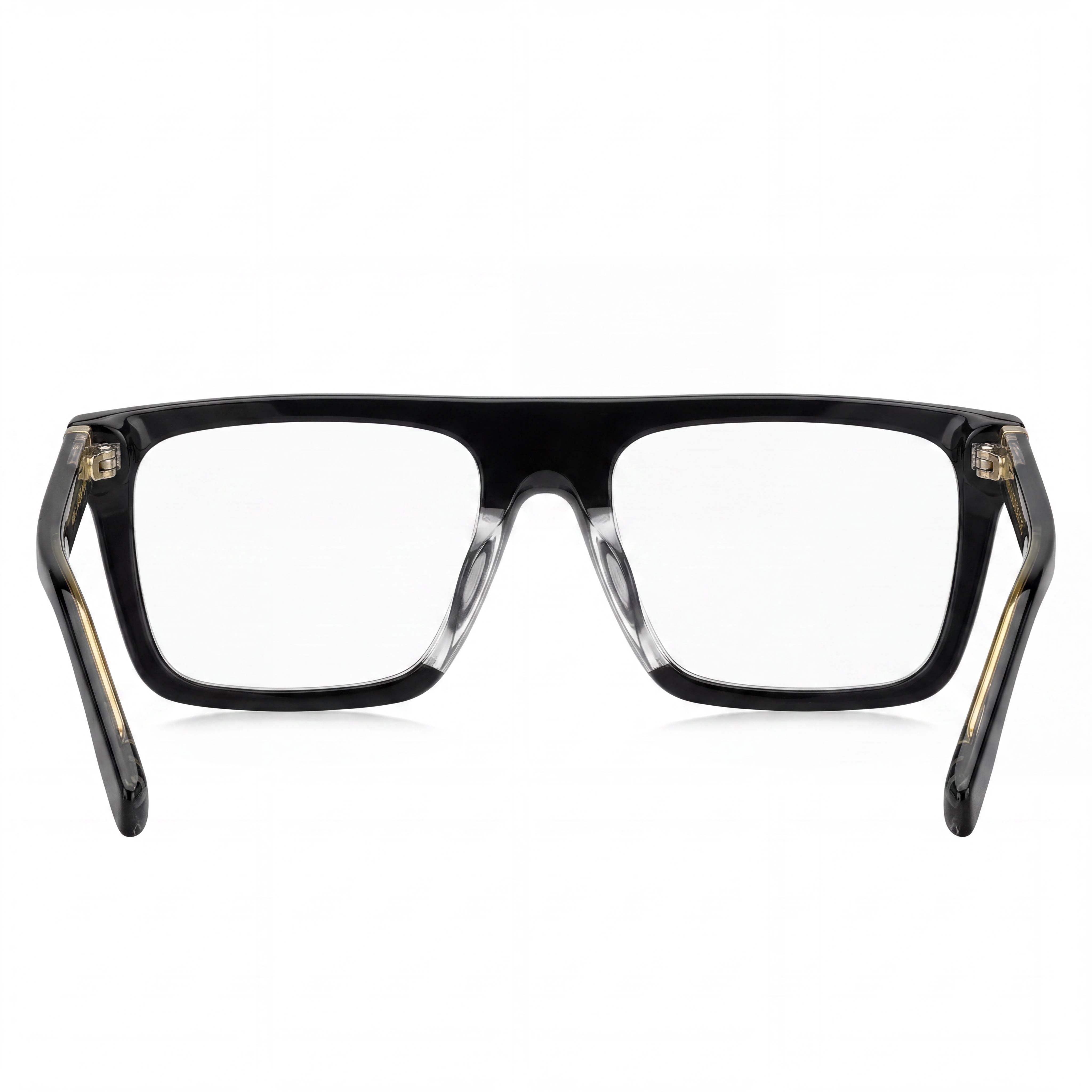Marc Jacobs Browline Men's Acetate Frame Eyeglasses, Black Pattern Grey, Size 53-19-145, Photo 4