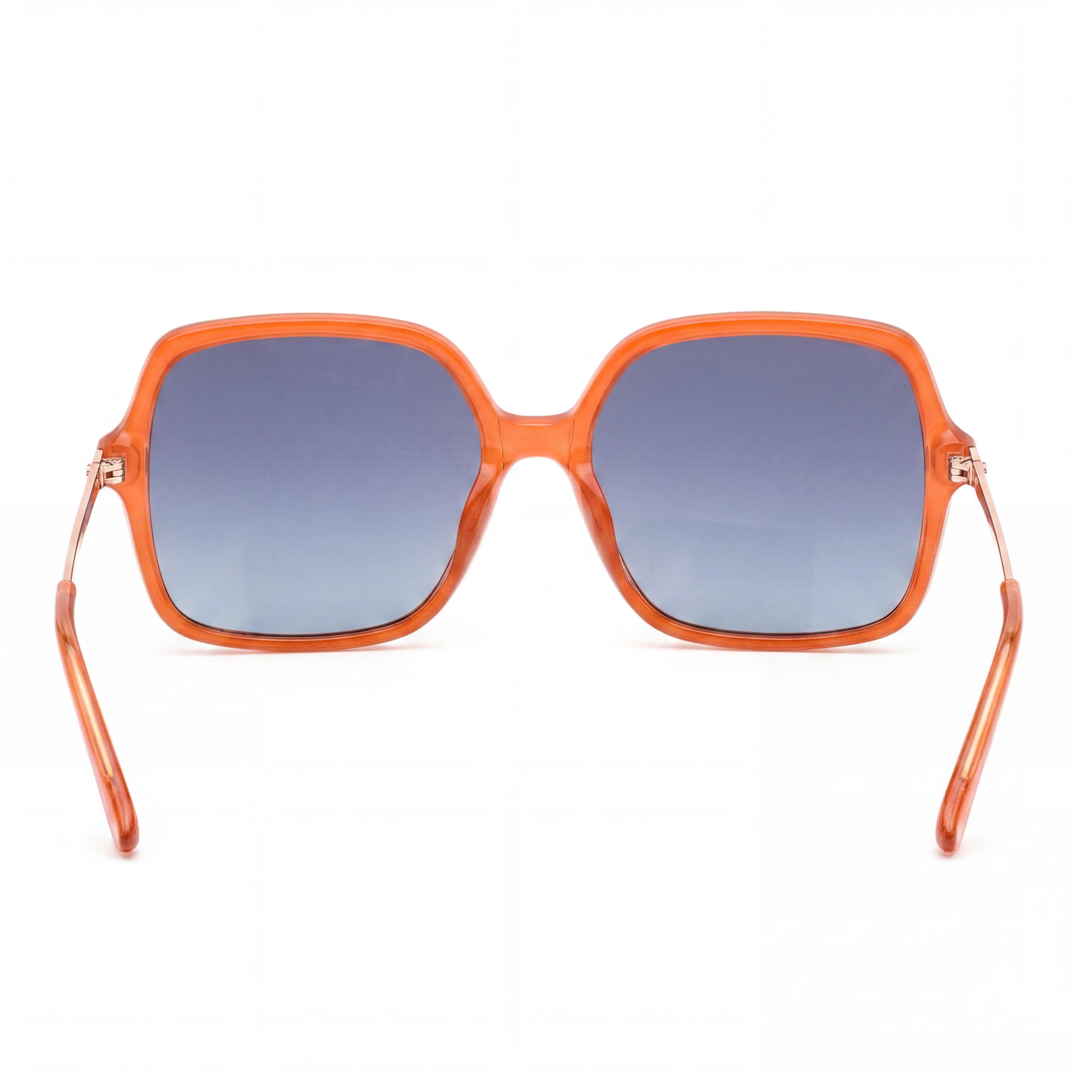 Gafas de sol Guess GU7845 naranjas degradadas cuadradas para mujer, 57 mm, Photo 4