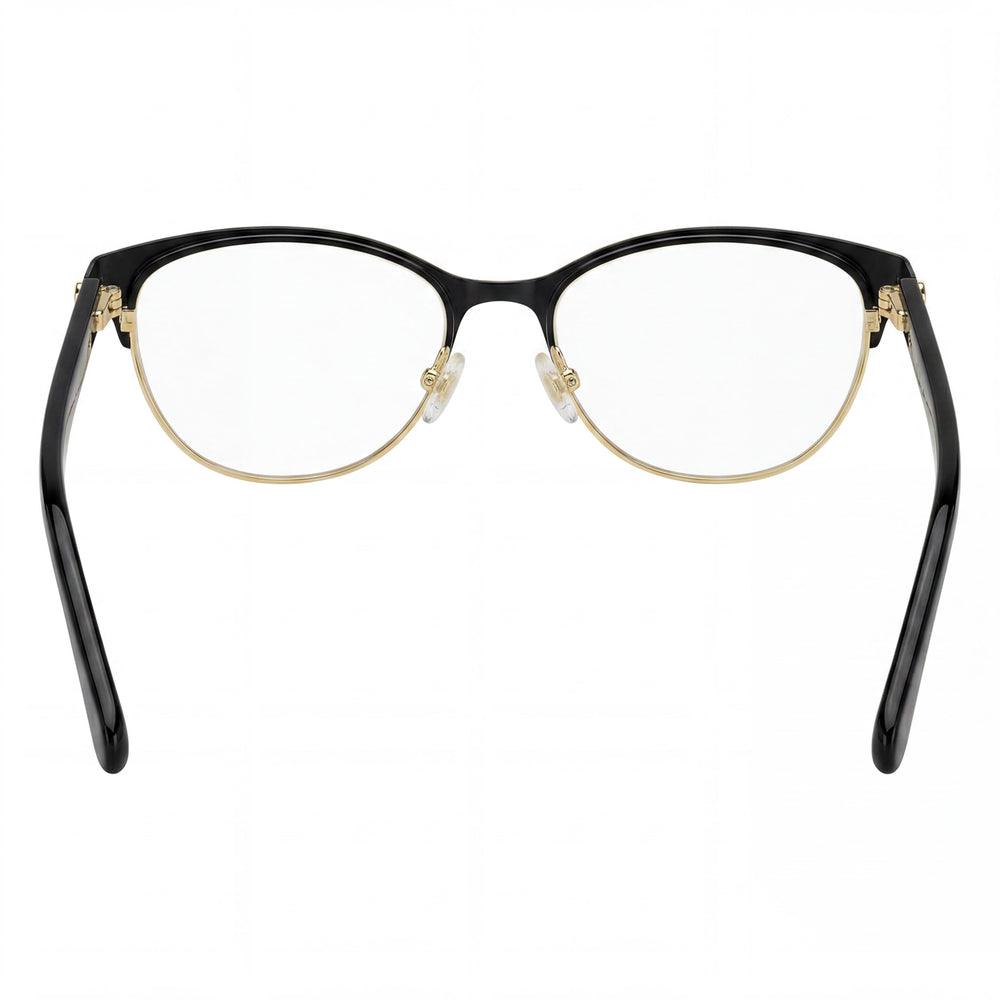 kate spade new york HADLEE Women's Black Cat Eye Stainless Steel Eyeglasses 52mm