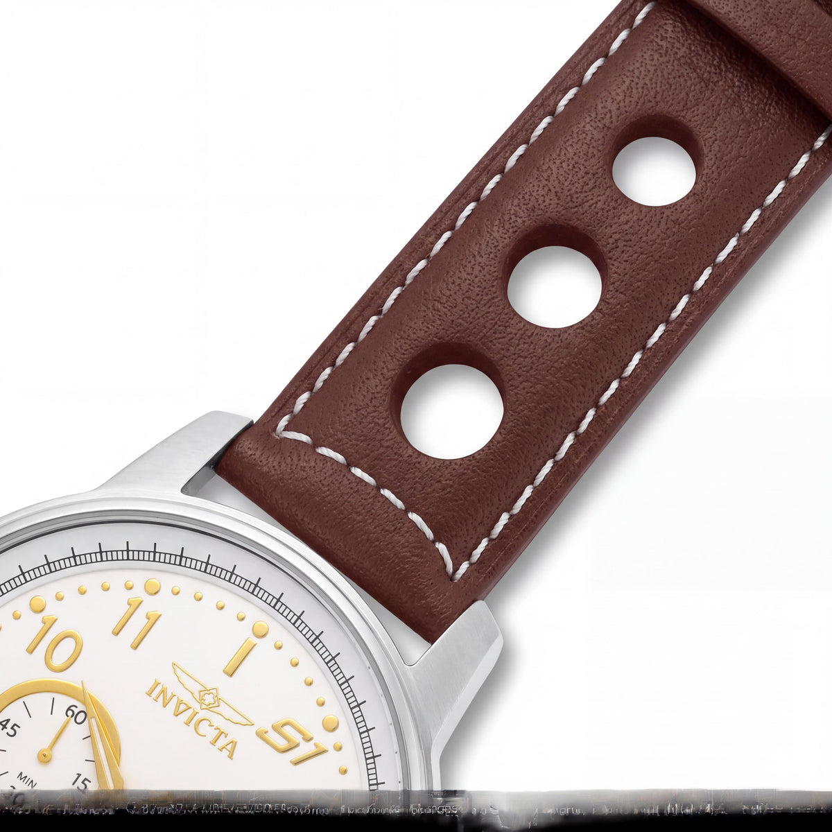 Invicta S1 Rally 16010 Reloj de Hombre de Acero Inoxidable 48mm Cuarzo Brilla en la Oscuridad Cronómetro 10 Bar Resistente al Agua, Photo 3