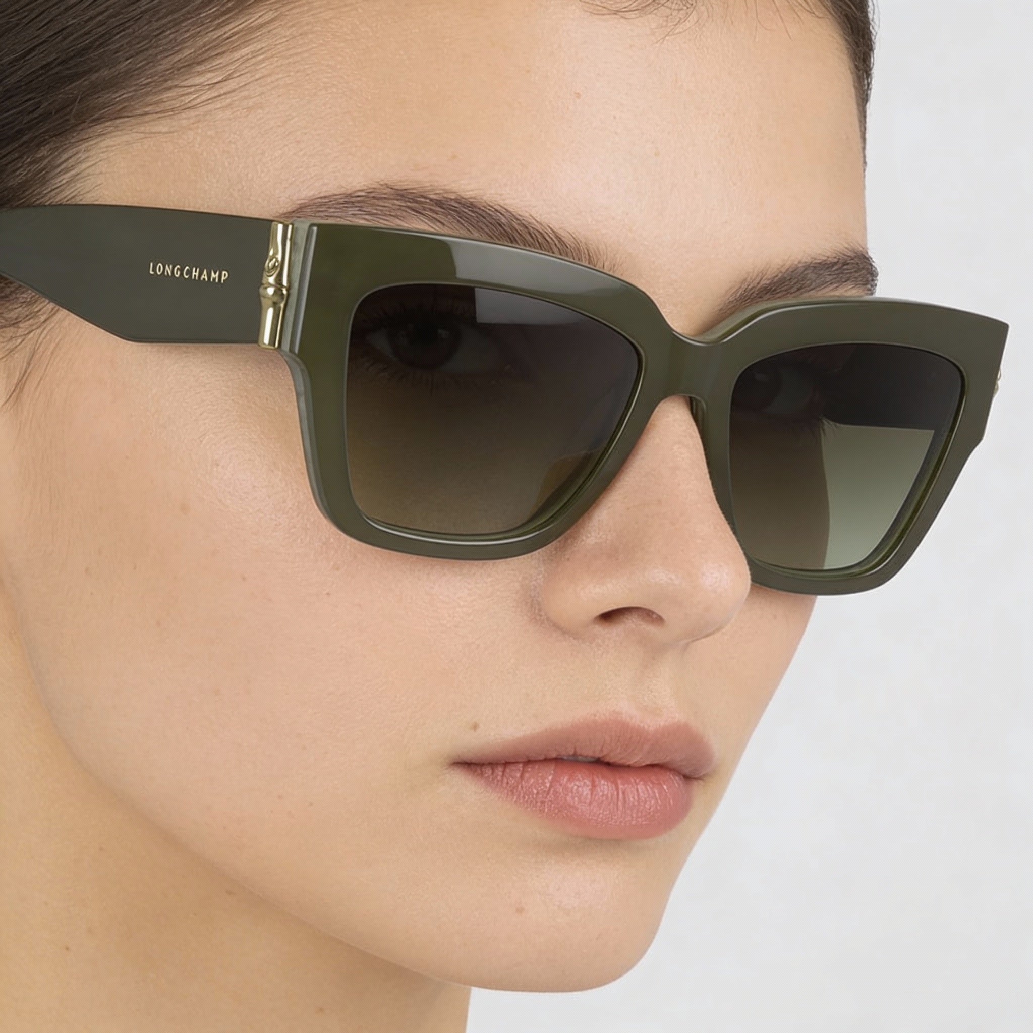 Longchamp LO745S Women's Multicolored Acetate Frame Sage Lens UV Protection Sunglasses 53mm, Photo 3