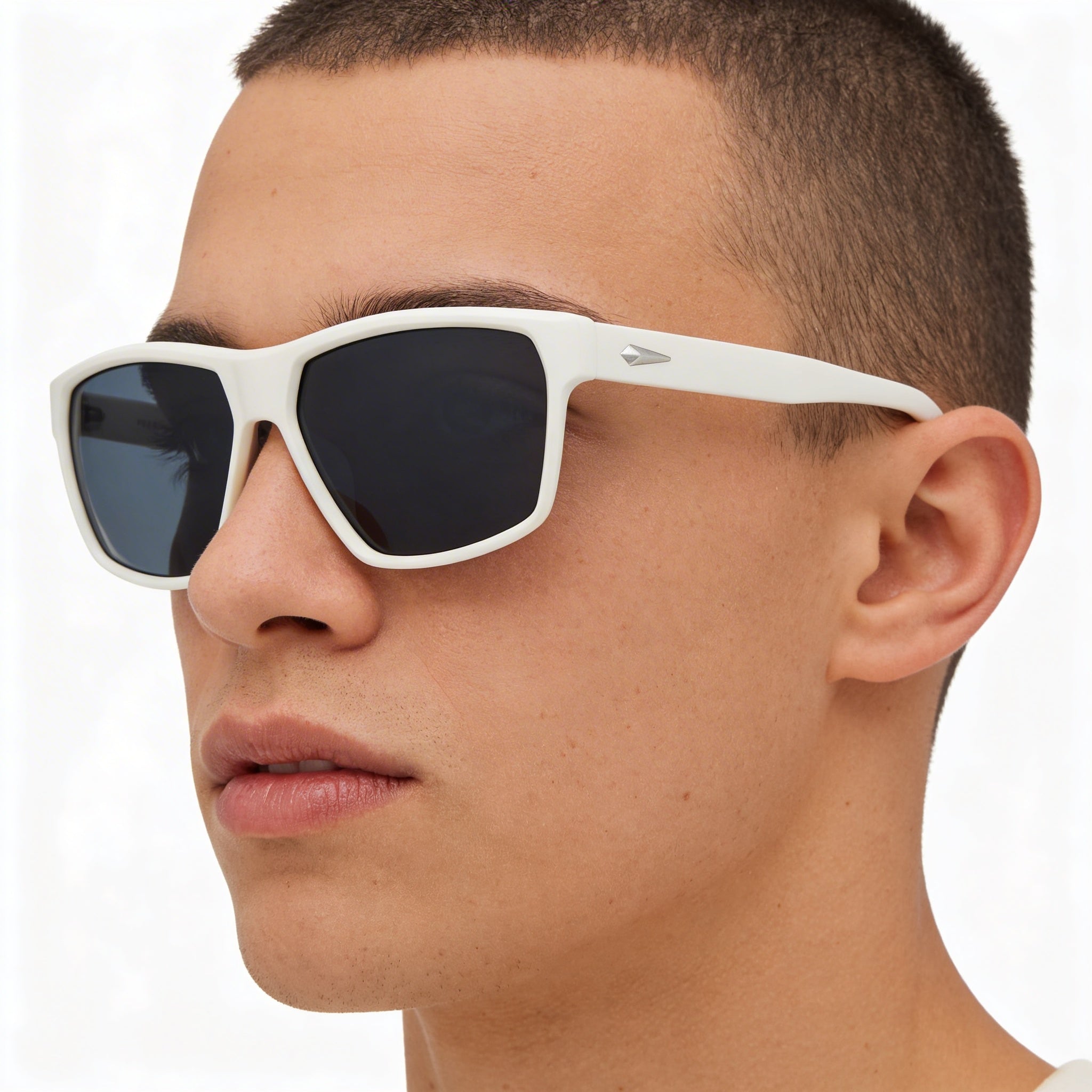 rag & bone Casual Men’s Matte Grey Brown Acetate UV Protected Non-Polarized Sunglasses 58mm, Photo 4