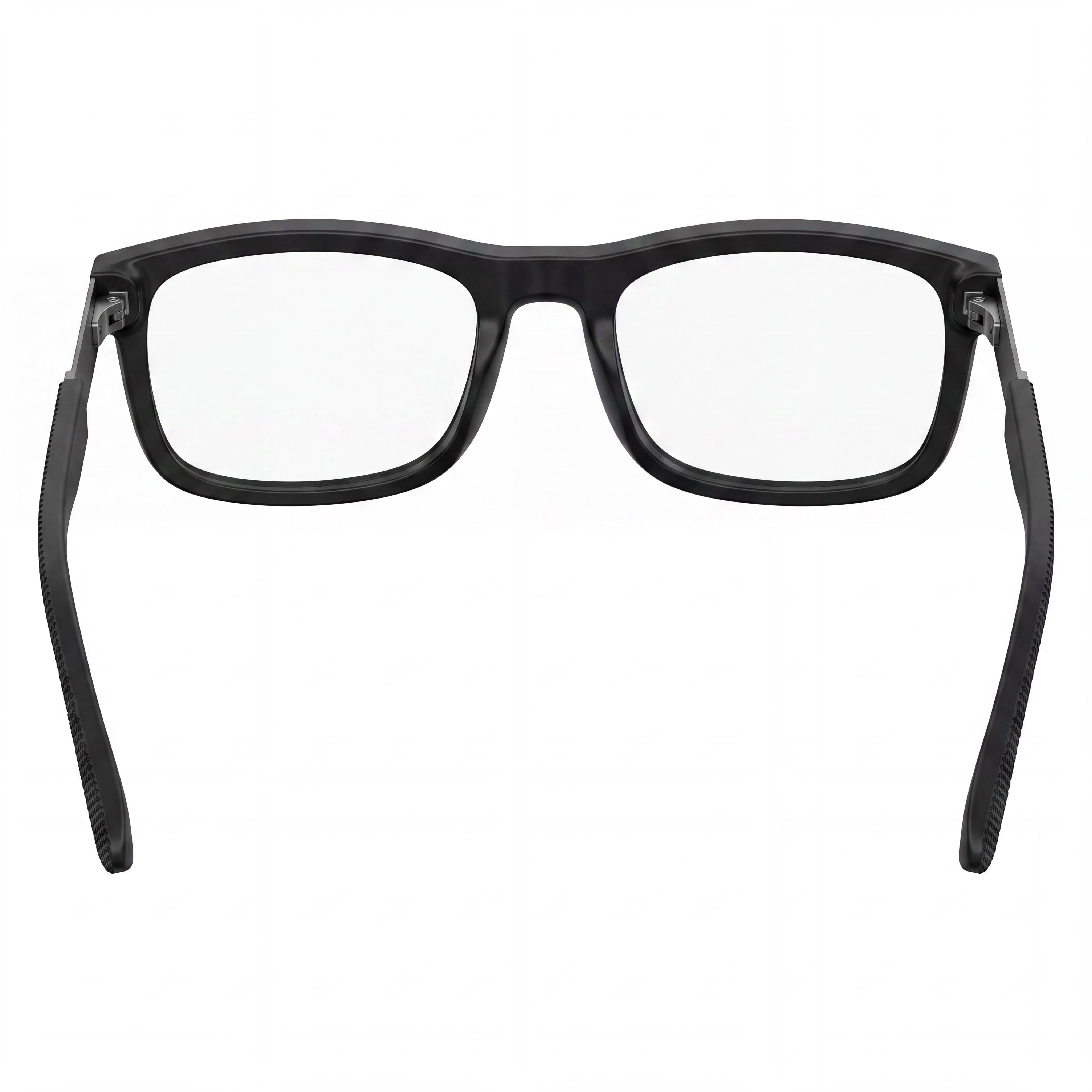 Tommy Hilfiger Th 1522 Men’s Black Rubber Frame Rectangular Clear Plastic Lens 54mm, Photo 4
