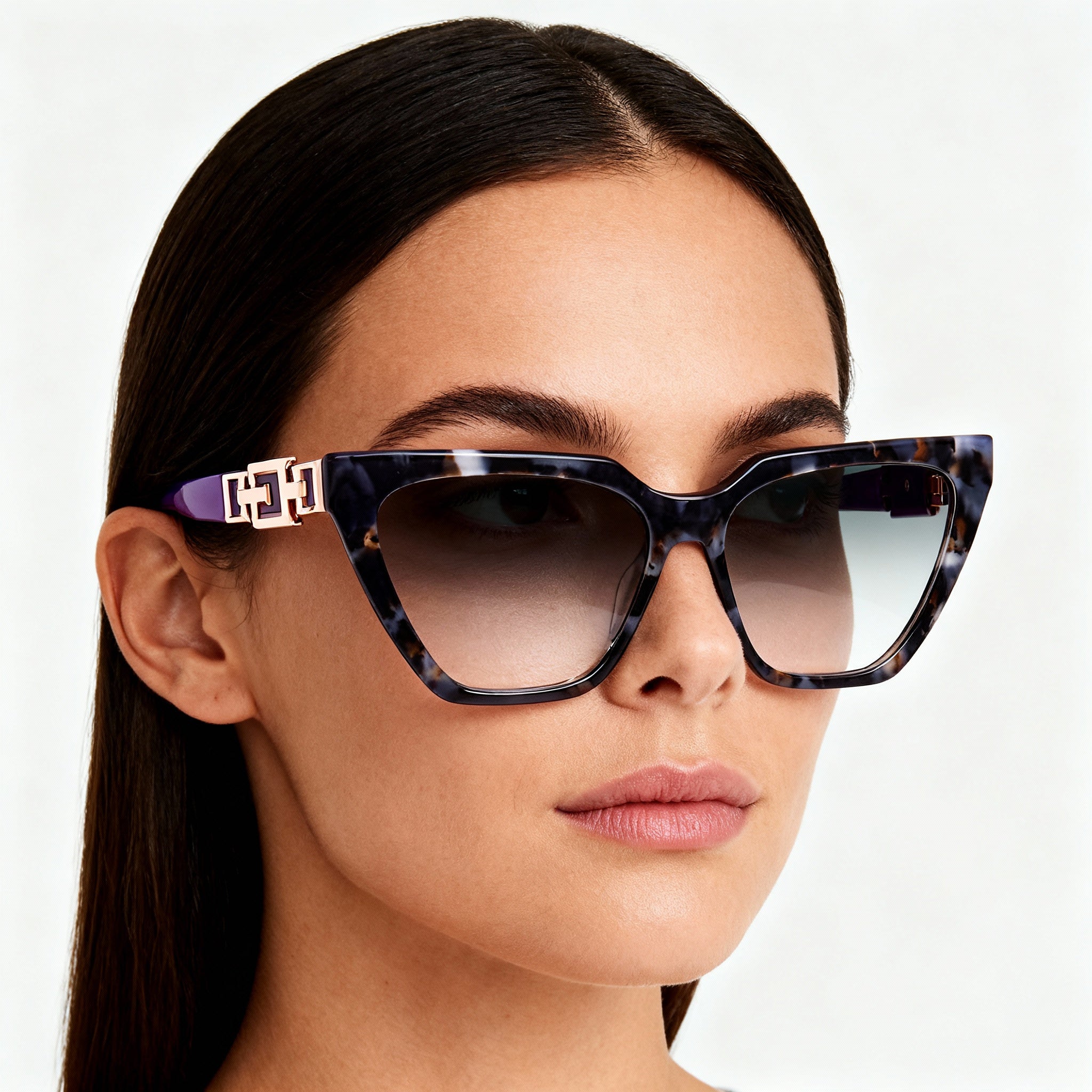 GUESS GU2985 Women's Multicoloured Cat-Eye Optical Eyeglasses Frames, Size 145-14-41mm, Photo 5