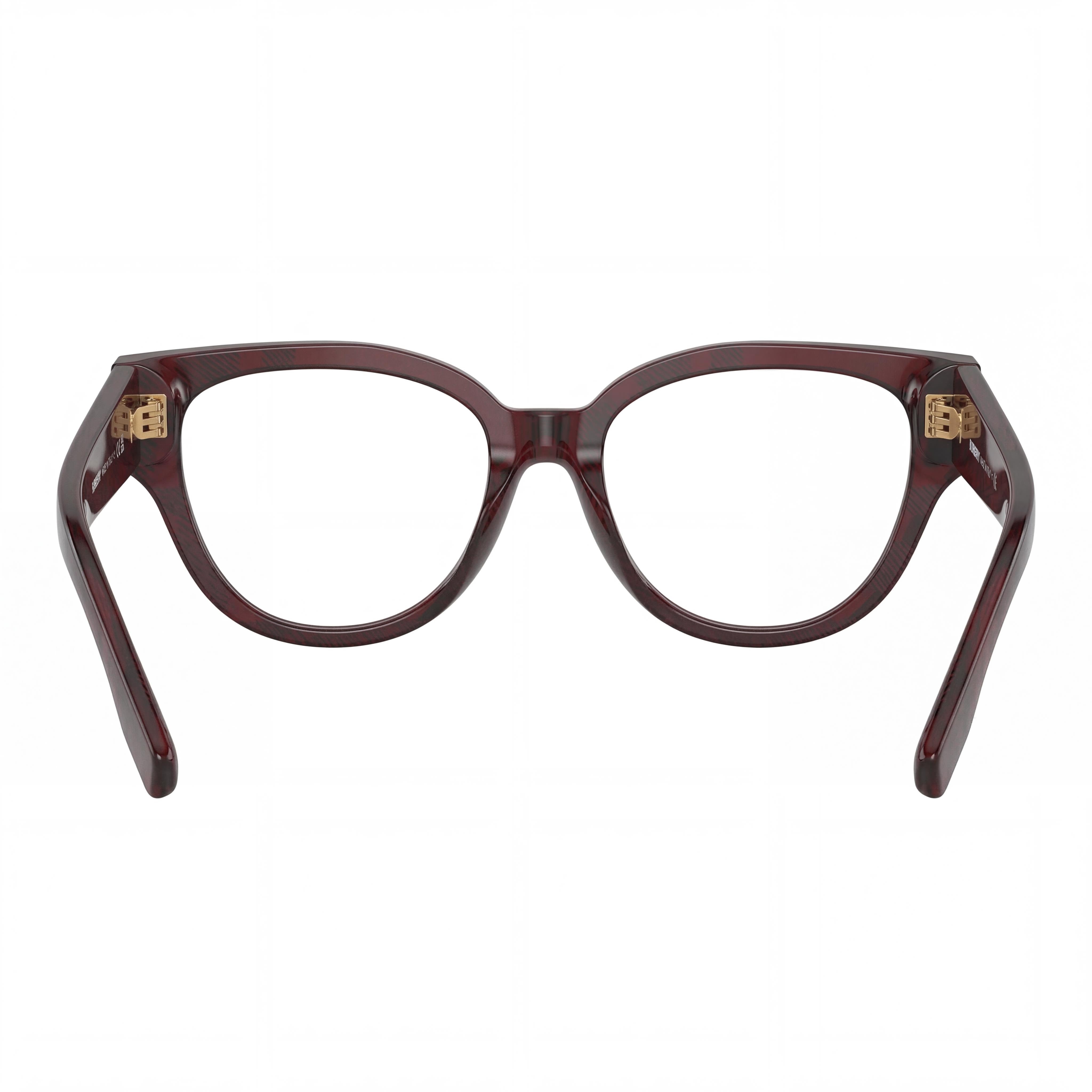 BURBERRY 0BE2421 Calibre 51 Authentic Classic Style Eyewear with Red Frame, Designed for Unisex Wearers, Photo 3