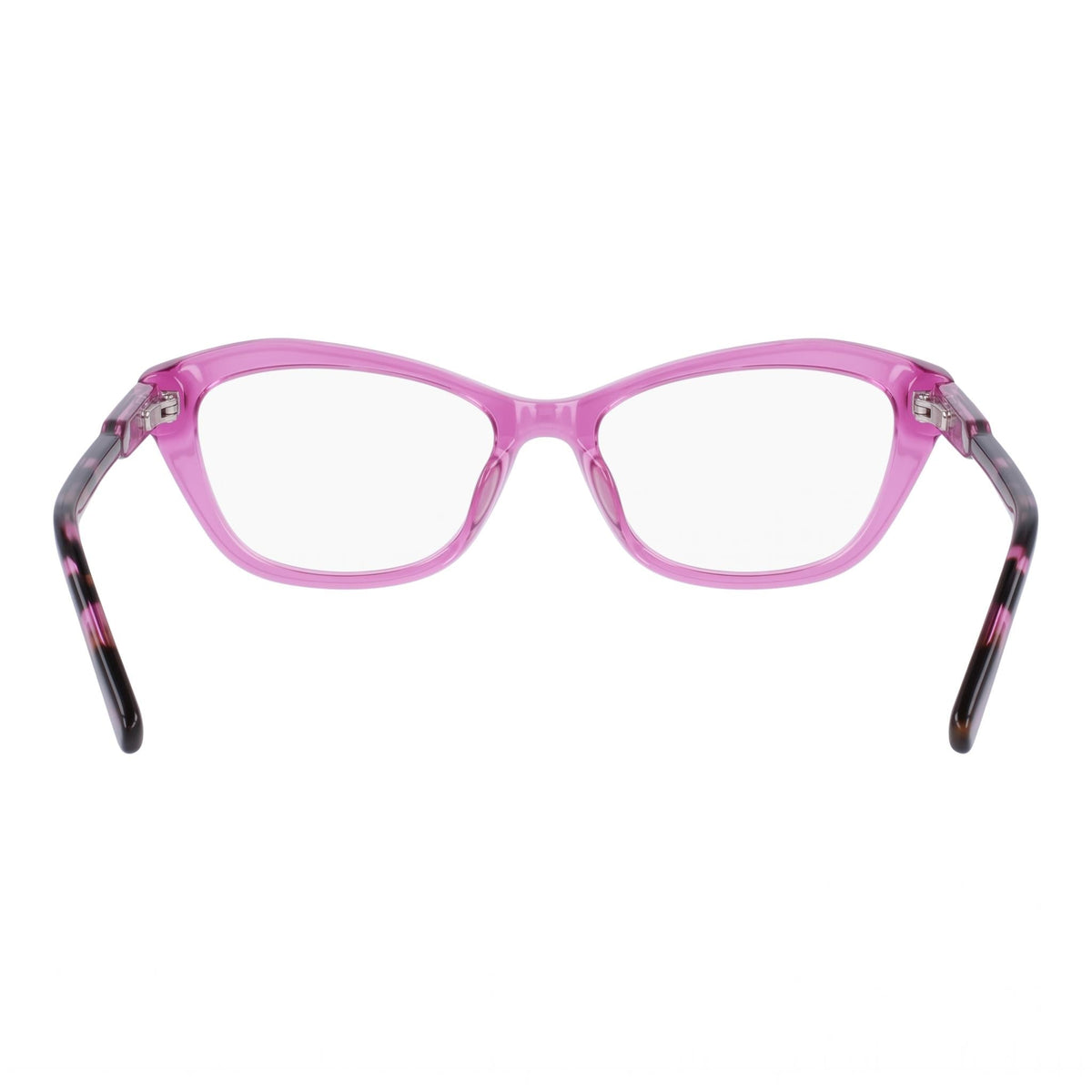 DKNY Dk5042 Women's Acetate Eyeglasses Frame in Crystal Orchid with 53mm Lens Width and 16mm Bridge, Photo 3