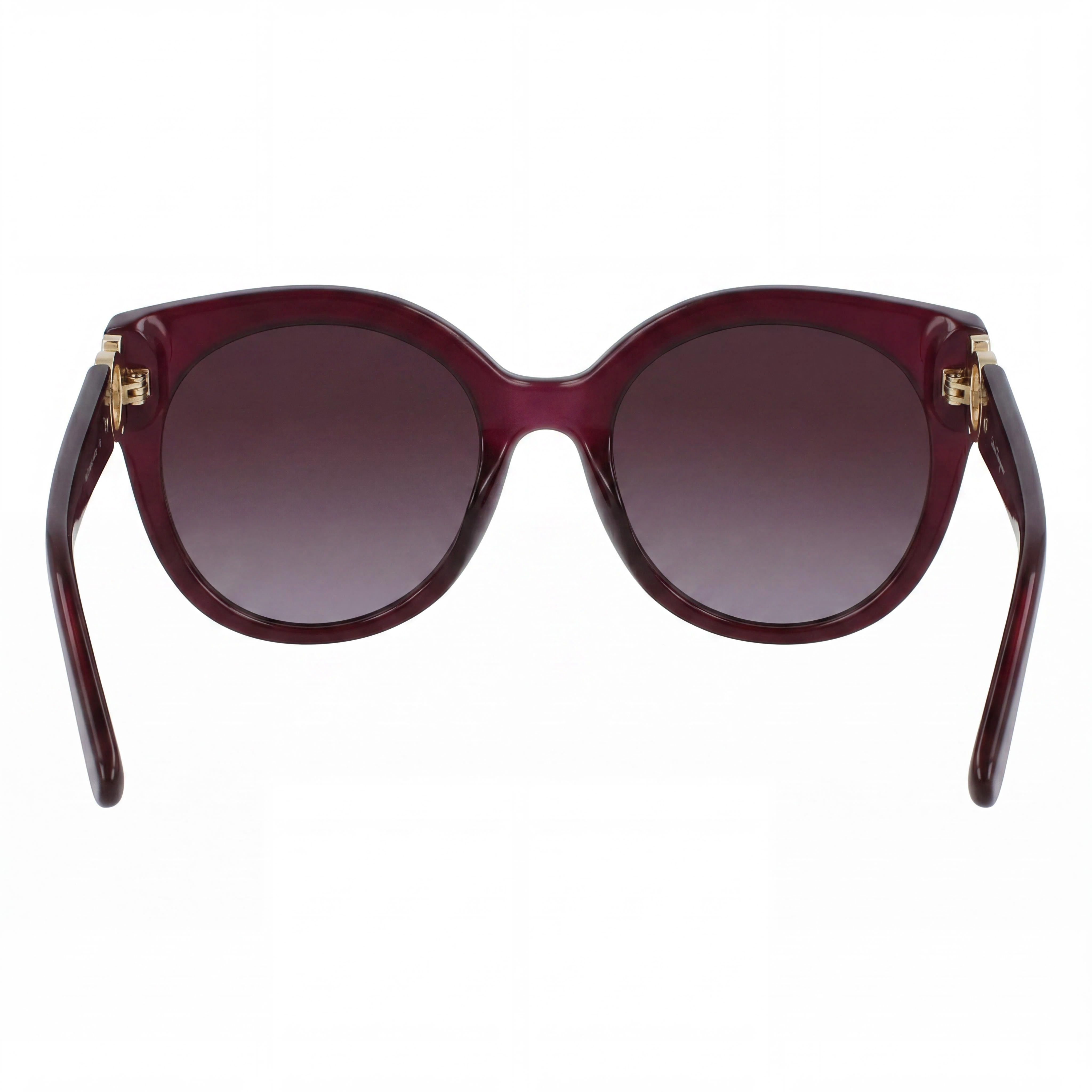 Salvatore Ferragamo Women's Cat Eye Plastic Sunglasses Crystal Purple 53mm Purple Gradient 100% UV Protection, Photo 4