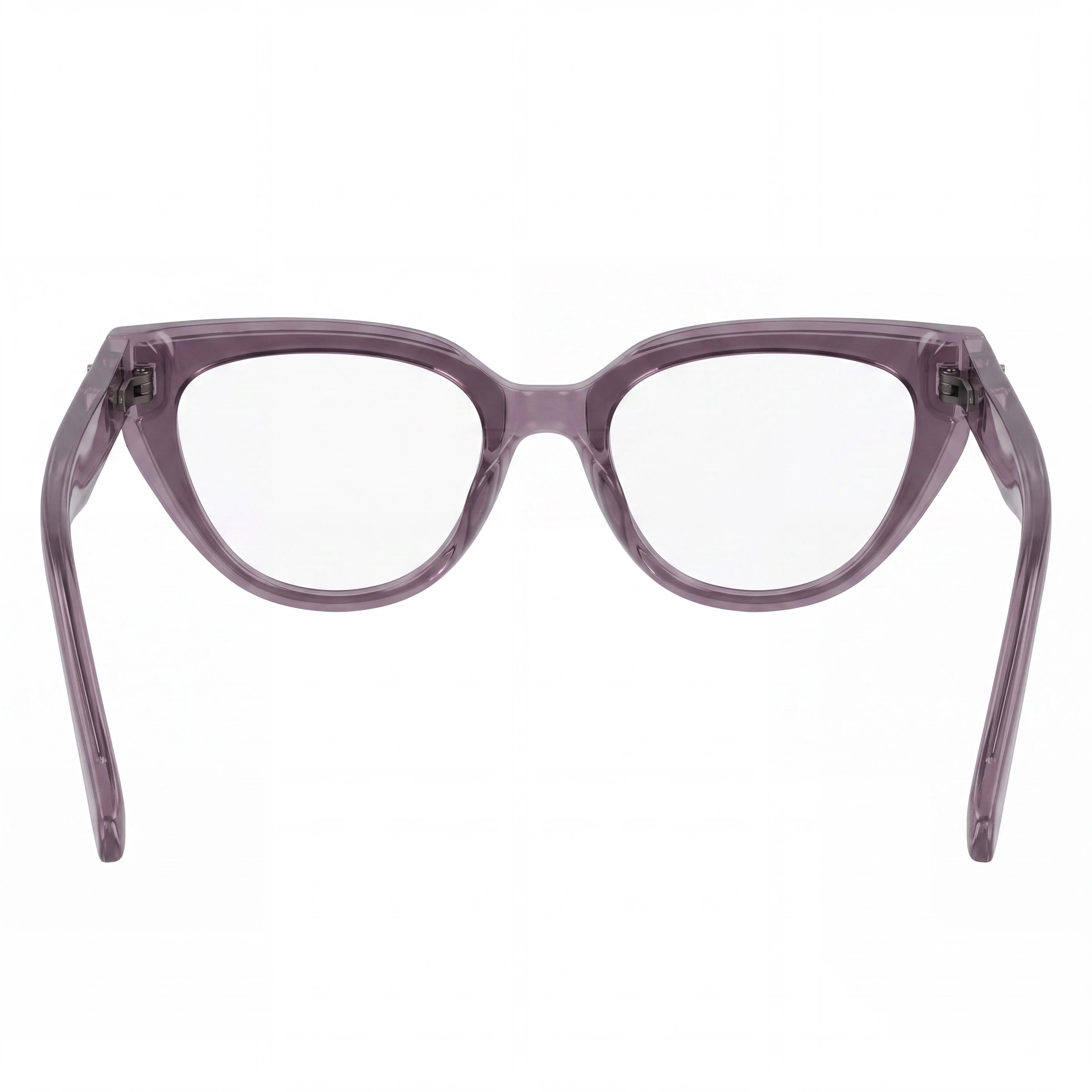 Gafas clásicas Calvin Klein para mujer con montura de acetato lavanda y lentes multicolor de 50 mm, Photo 2