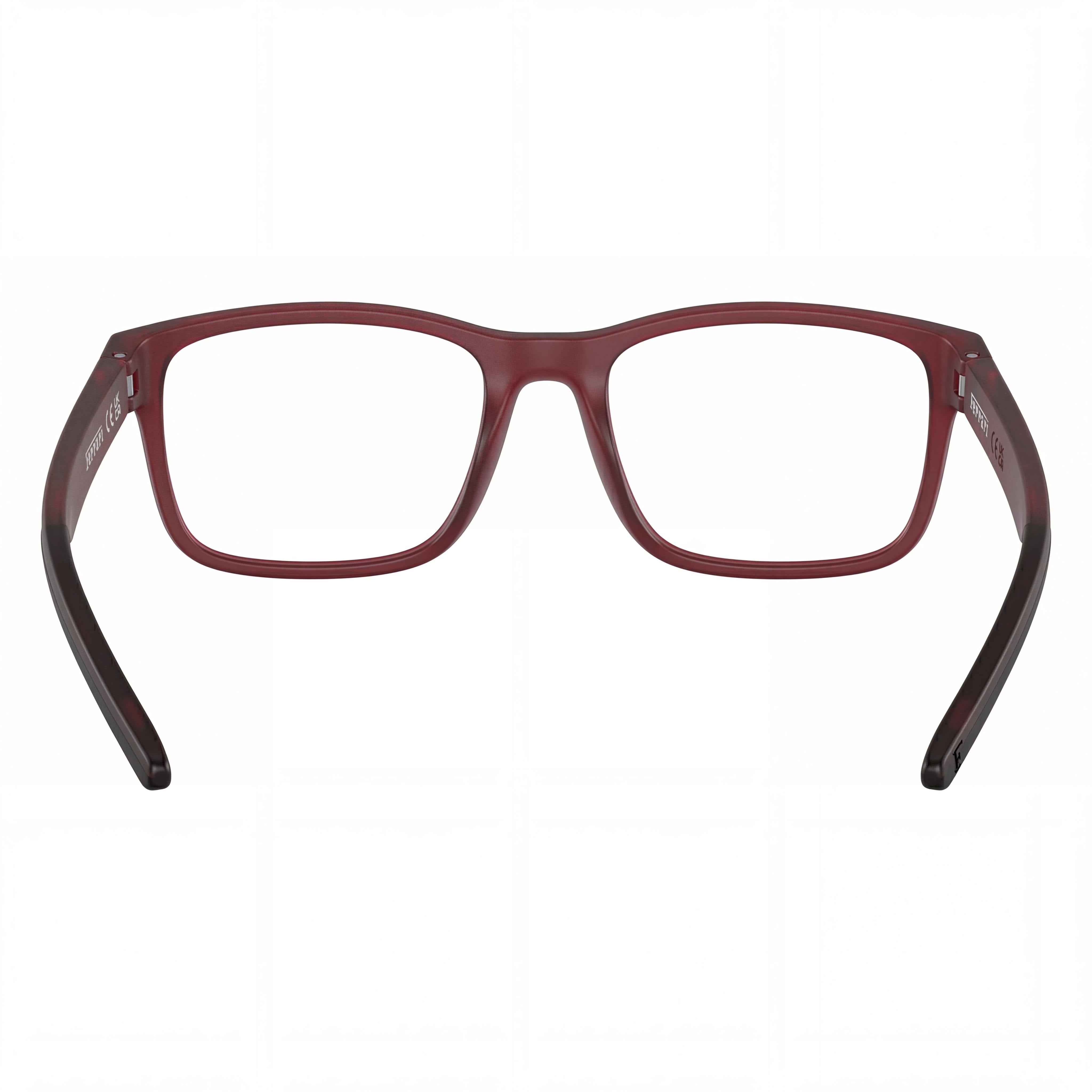 Gafas de sol de mujer Scuderia Ferrari Fz8003u con montura rectangular de plástico, color rojo ópalo mate, 56 mm, Photo 4