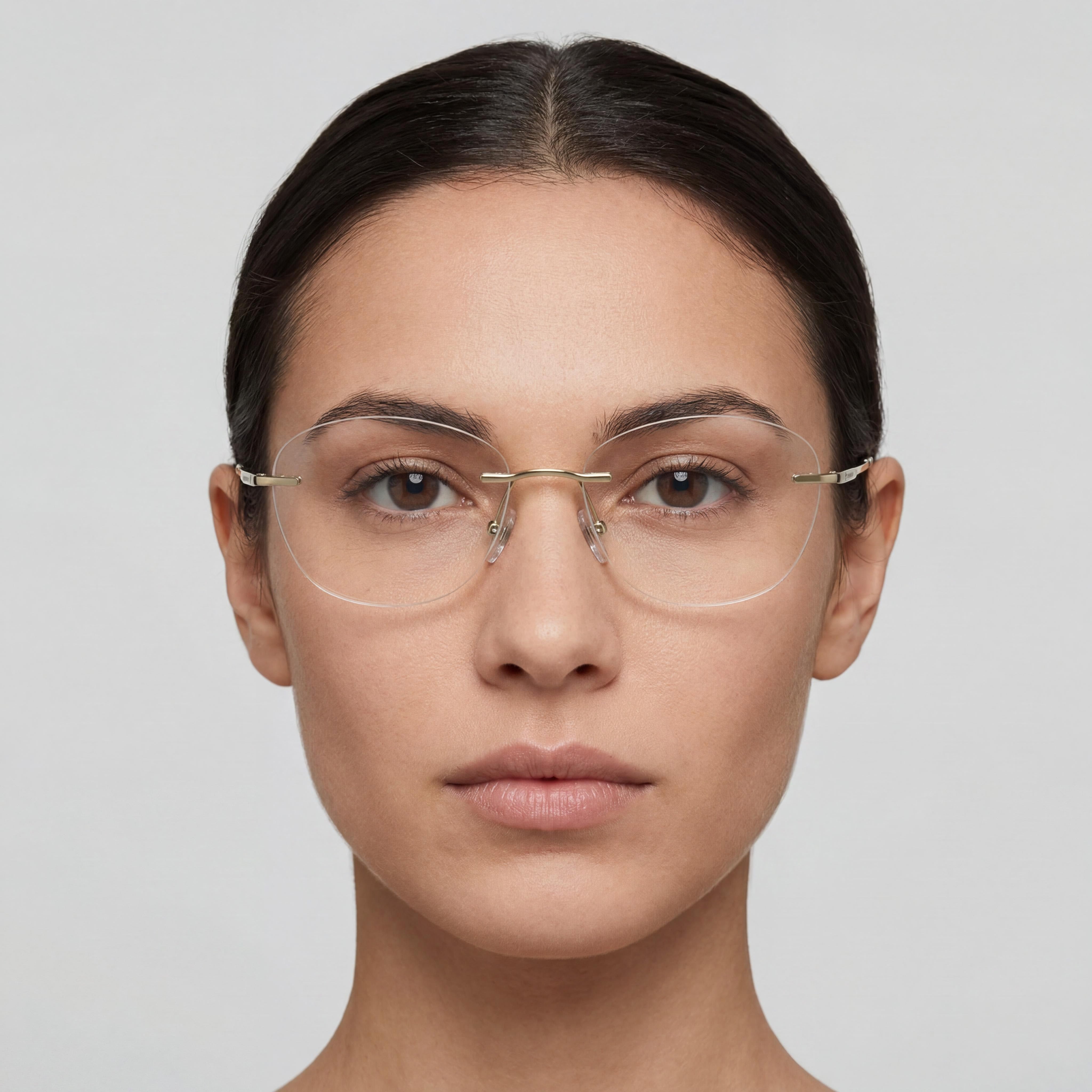 Emporio Armani Ea1167 Women's Metal Frame Eyeglasses with a Shiny Metallic Green Finish 53-16-140mm, Photo 5