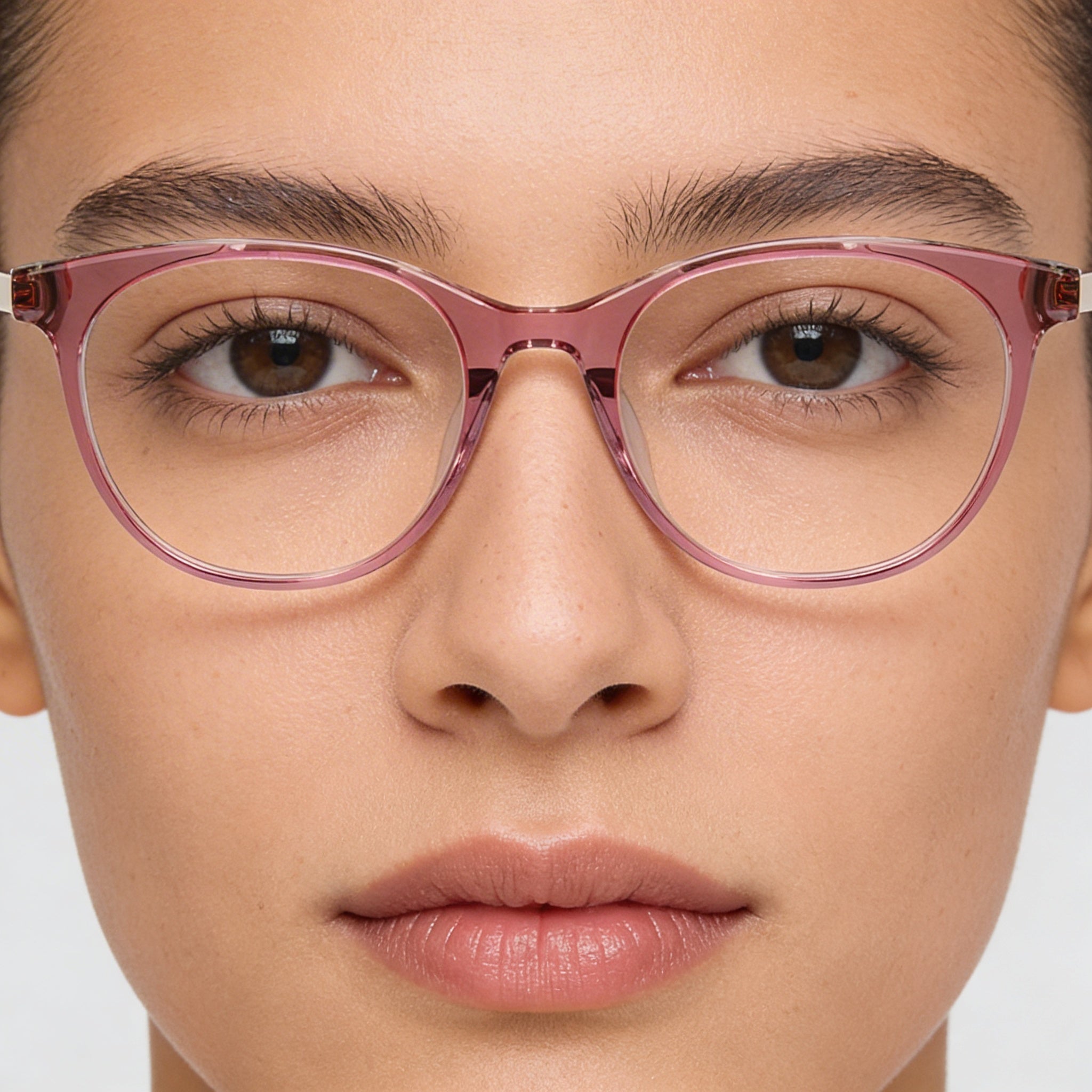 Nike 7173 Unisex Sunglasses with Mauve Pink Laminate Acetate Frame and Polarized Lenses 51mm, Photo 4