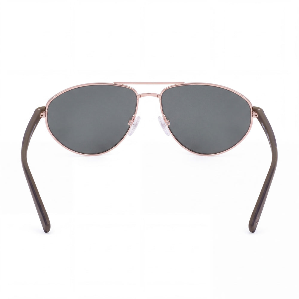 Gafas de sol Timberland TB932432R62 para hombre con montura de metal dorada, lentes polarizadas verdes y protección UV, 62 mm