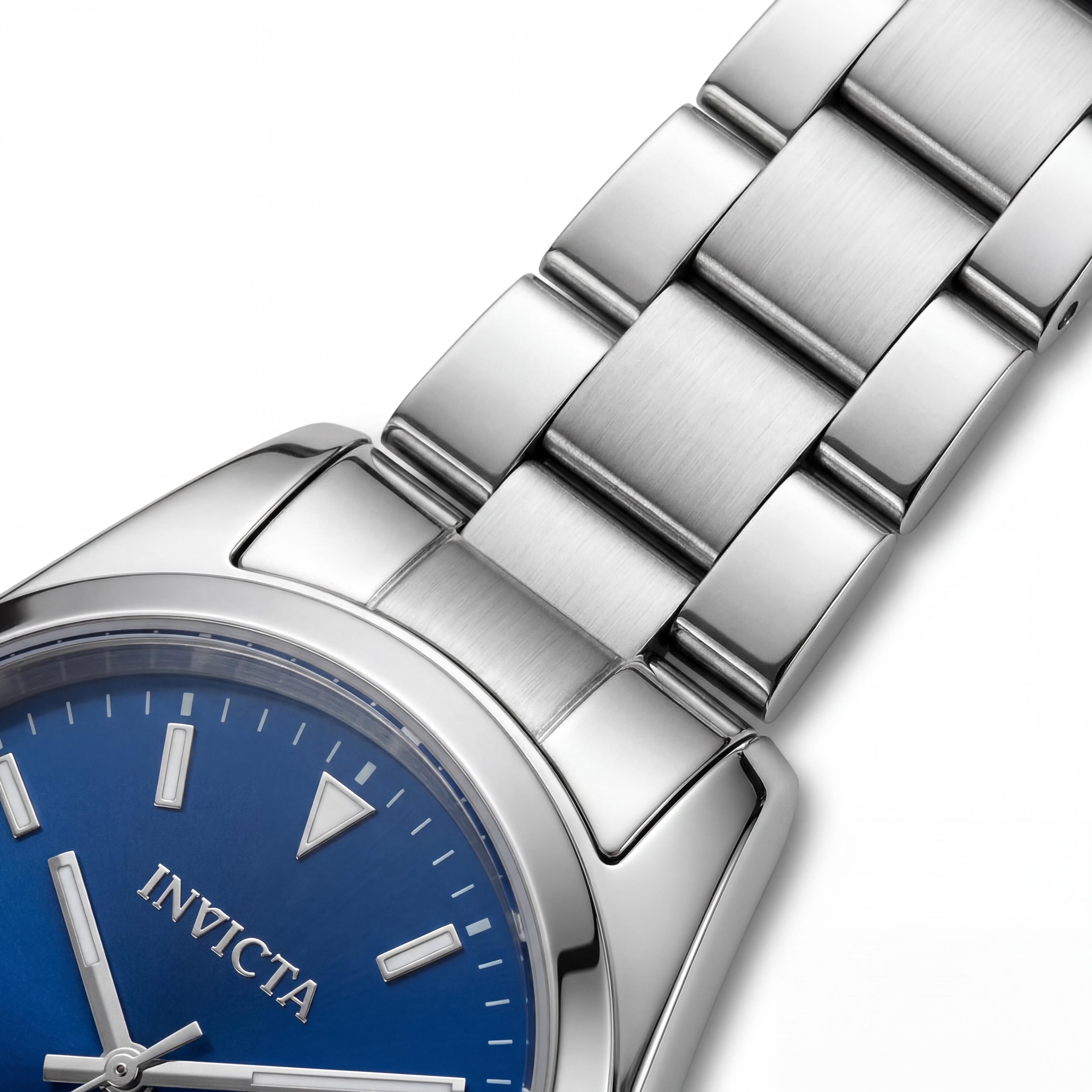 Invicta Celestial 69180 Men's Quartz Stainless Steel Bracelet Watch, Blue Dial, 35mm Case, Photo 3