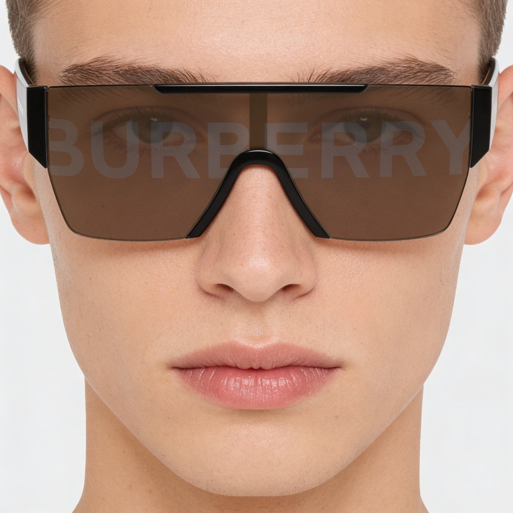 BURBERRY Be 4291 Unisex Black Plastic Gold Mirror Polycarbonate UV Protection Lightweight Sunglasses 38-138-140mm, Photo 4